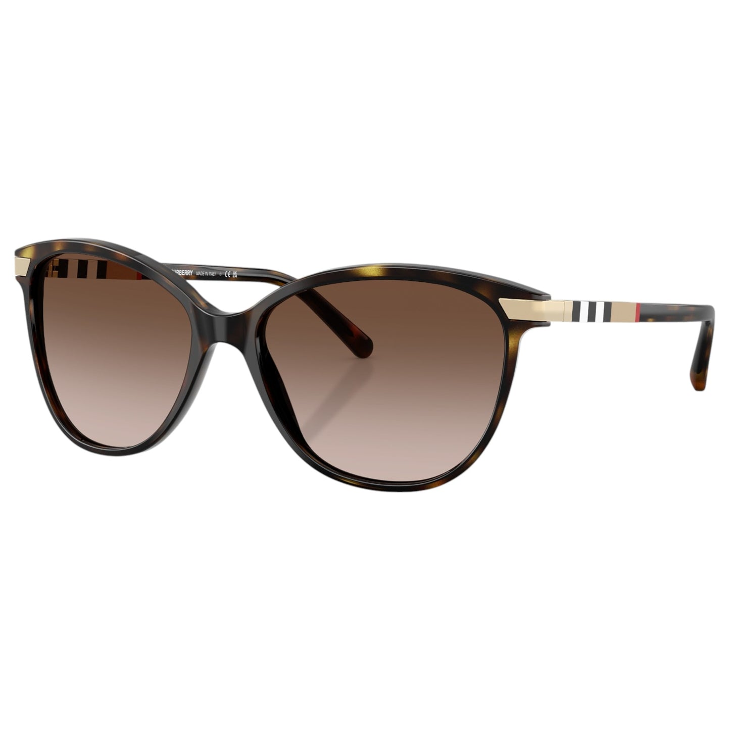 Womens Burberry BE4216 Sunglasses Dark Havana/Brown Gradient
