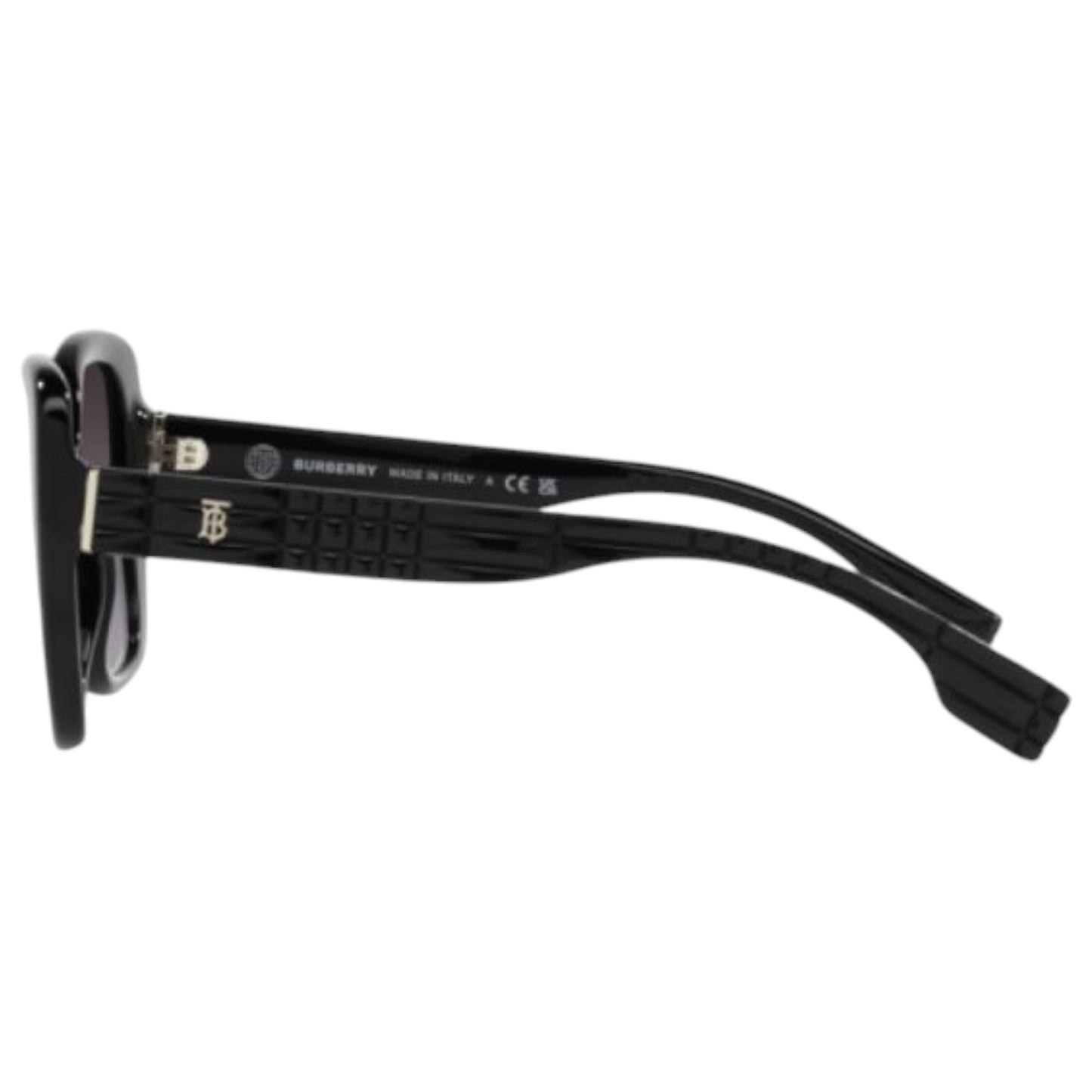 Womens Burberry Helena BE4371 Sunglasses Black /Grey Gradient