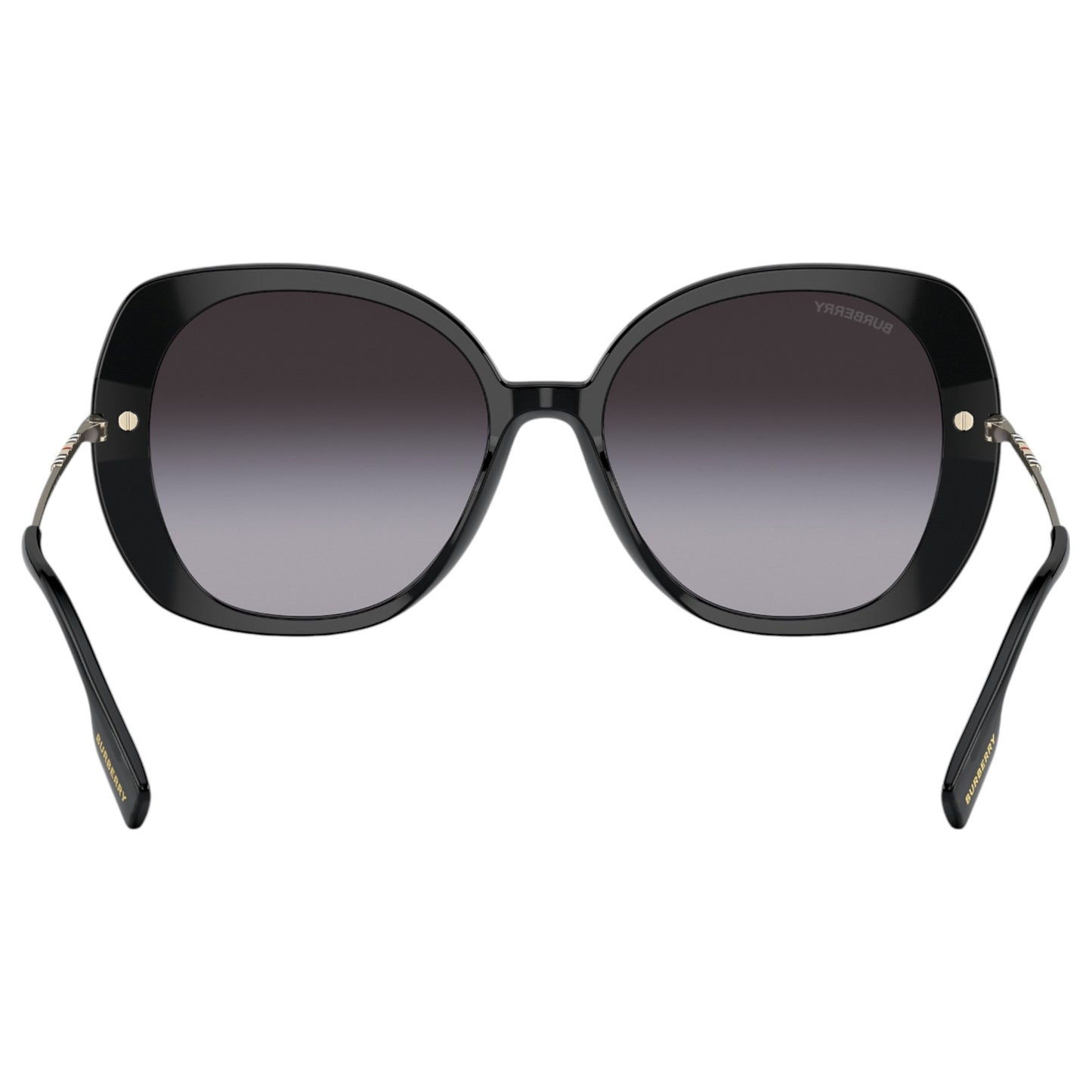 Womens Burberry Eugenie BE4374 Sunglasses Black/Grey Gradient