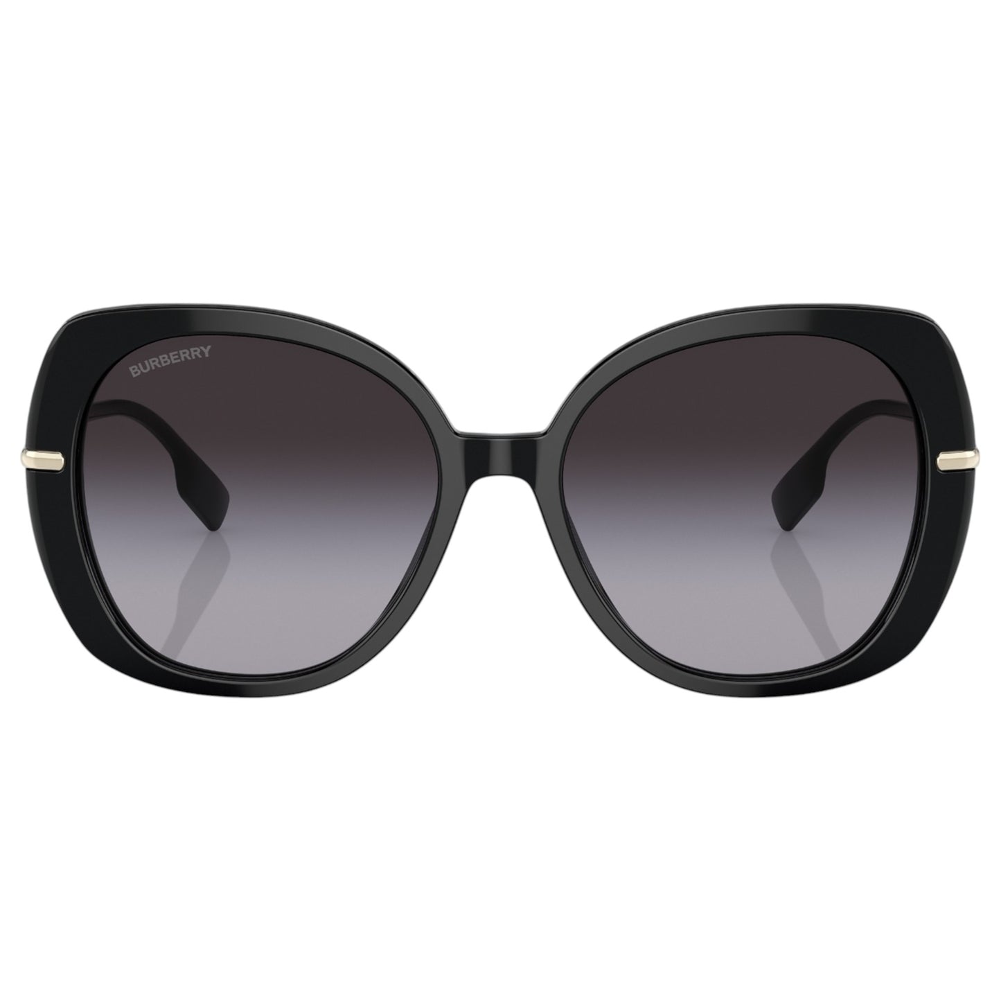 Womens Burberry Eugenie BE4374 Sunglasses Black/Grey Gradient