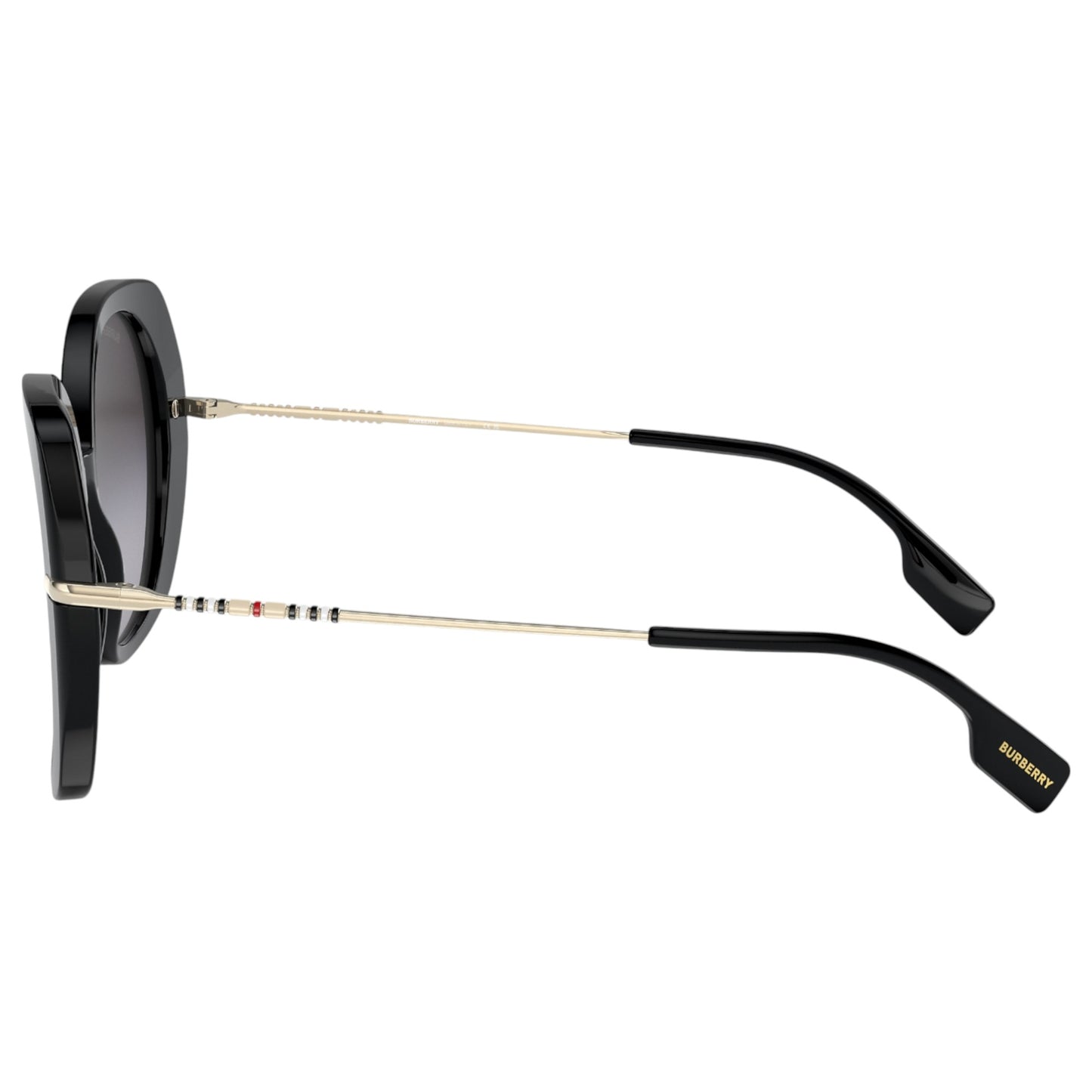 Womens Burberry Eugenie BE4374 Sunglasses Black/Grey Gradient