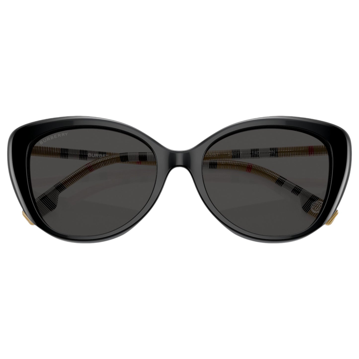 Womens Burberry BE4407 Sunglasses Black/Dark Grey