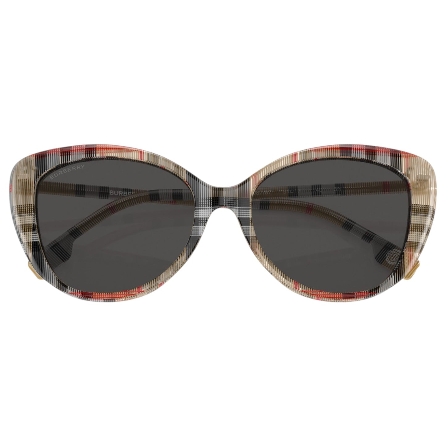 Womens Burberry BE4407 Sunglasses Vintage Check/Dark Grey