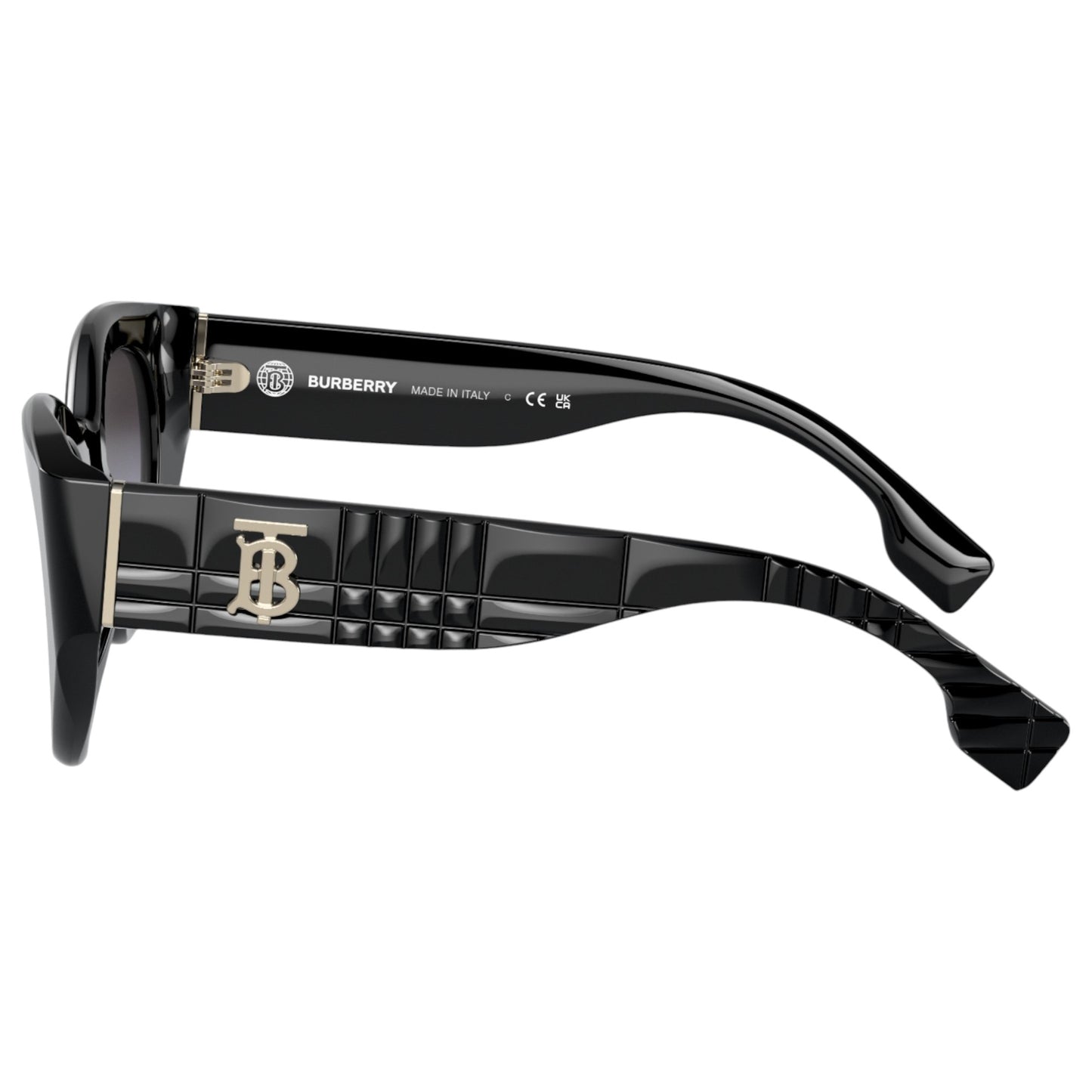 Womens Burberry Meadow BE4390 Sunglasses Black/Grey