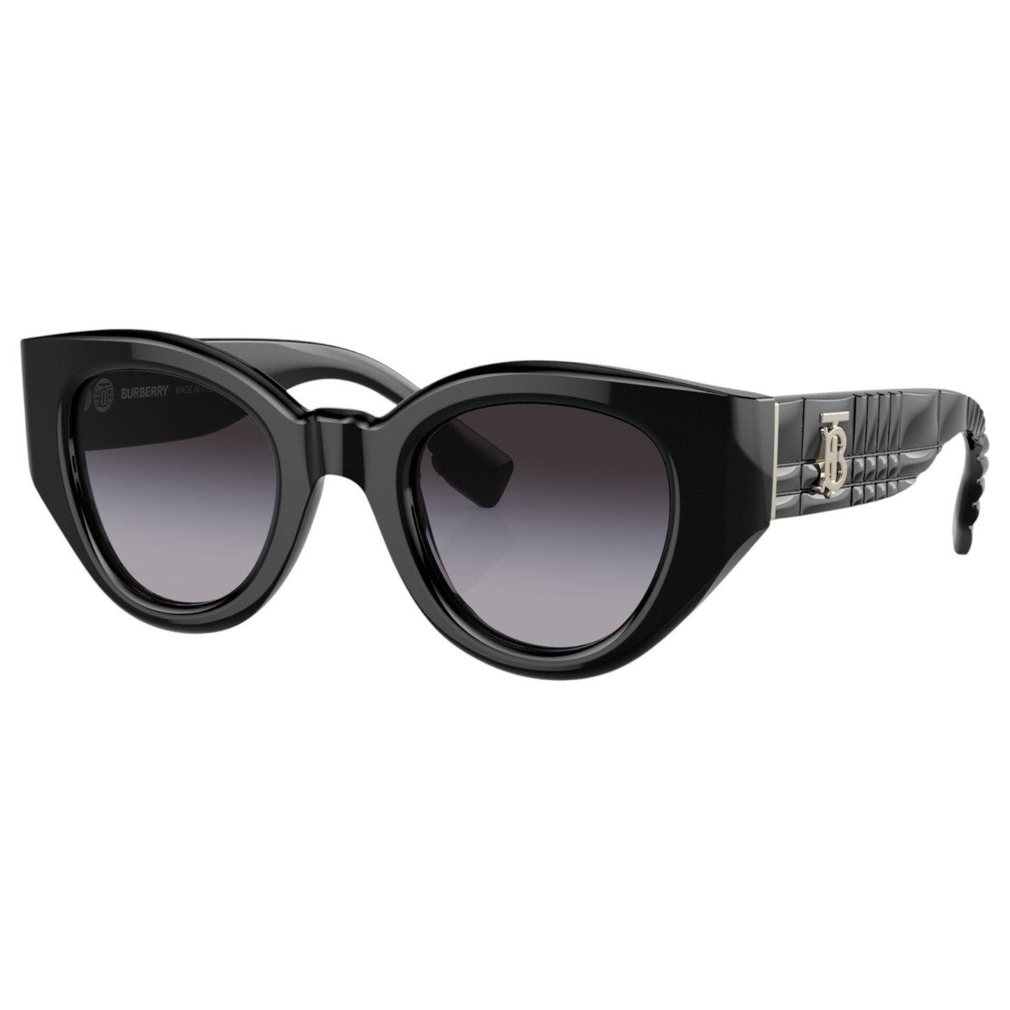Womens Burberry Meadow BE4390 Sunglasses Black/Grey