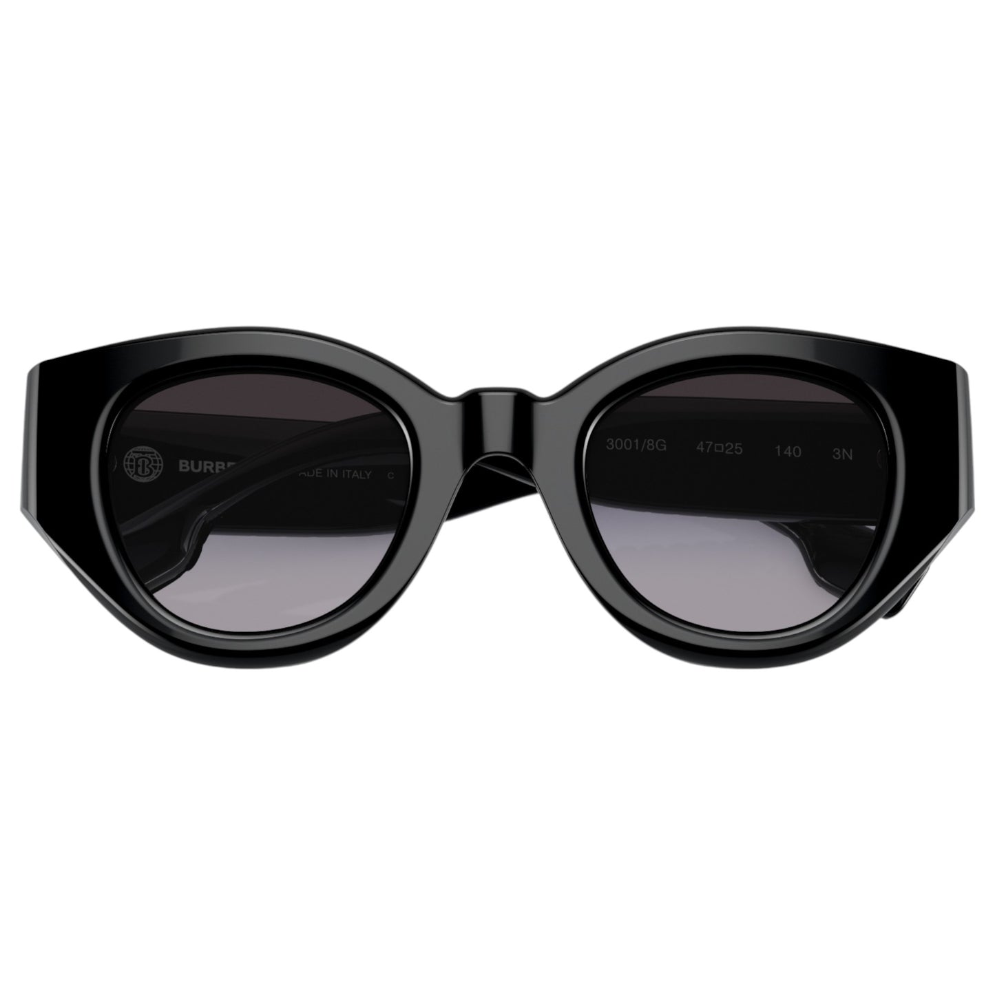 Womens Burberry Meadow BE4390 Sunglasses Black/Grey