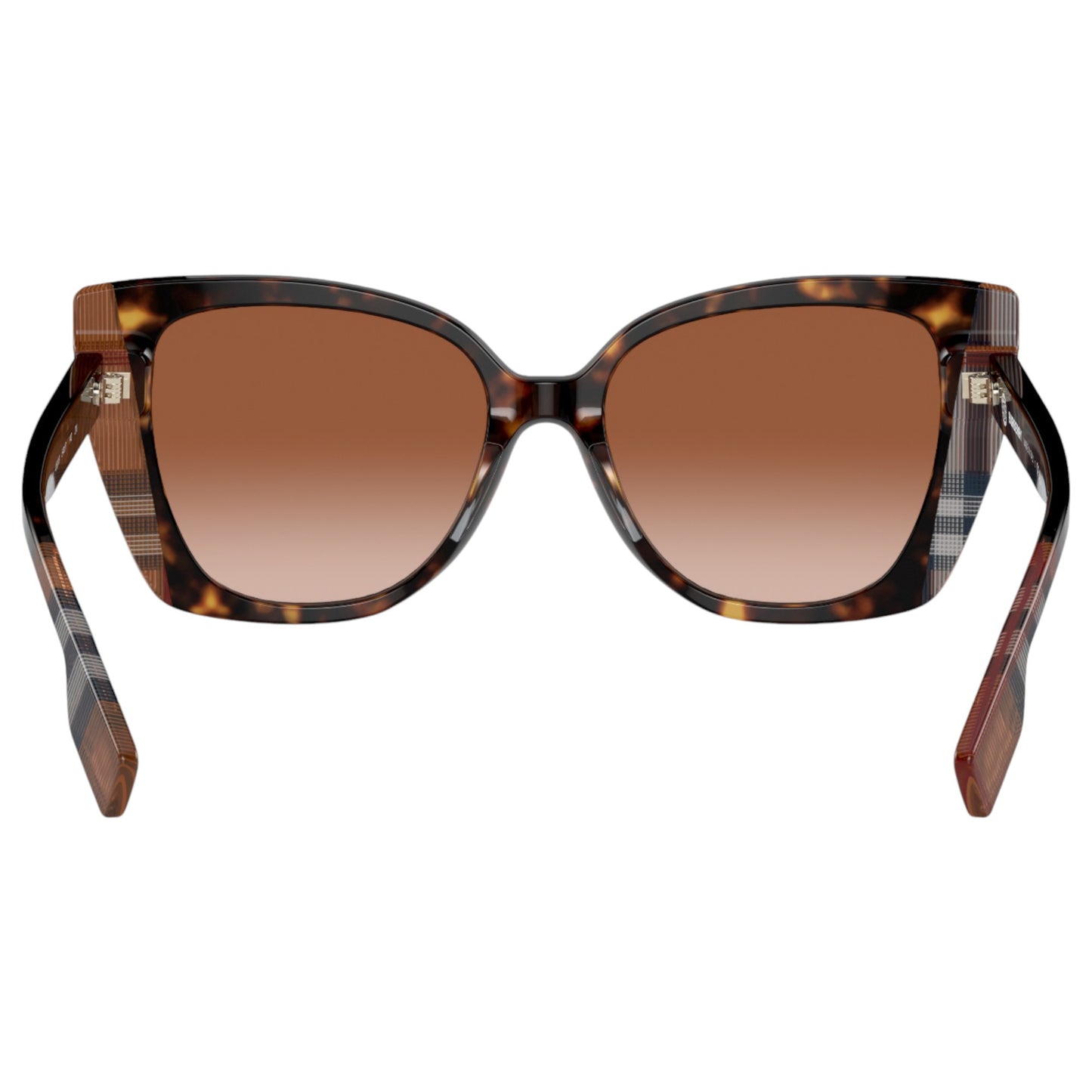 Womens Burberry Meryl BE4393 Sunglasses Dark Havana/Check Brown