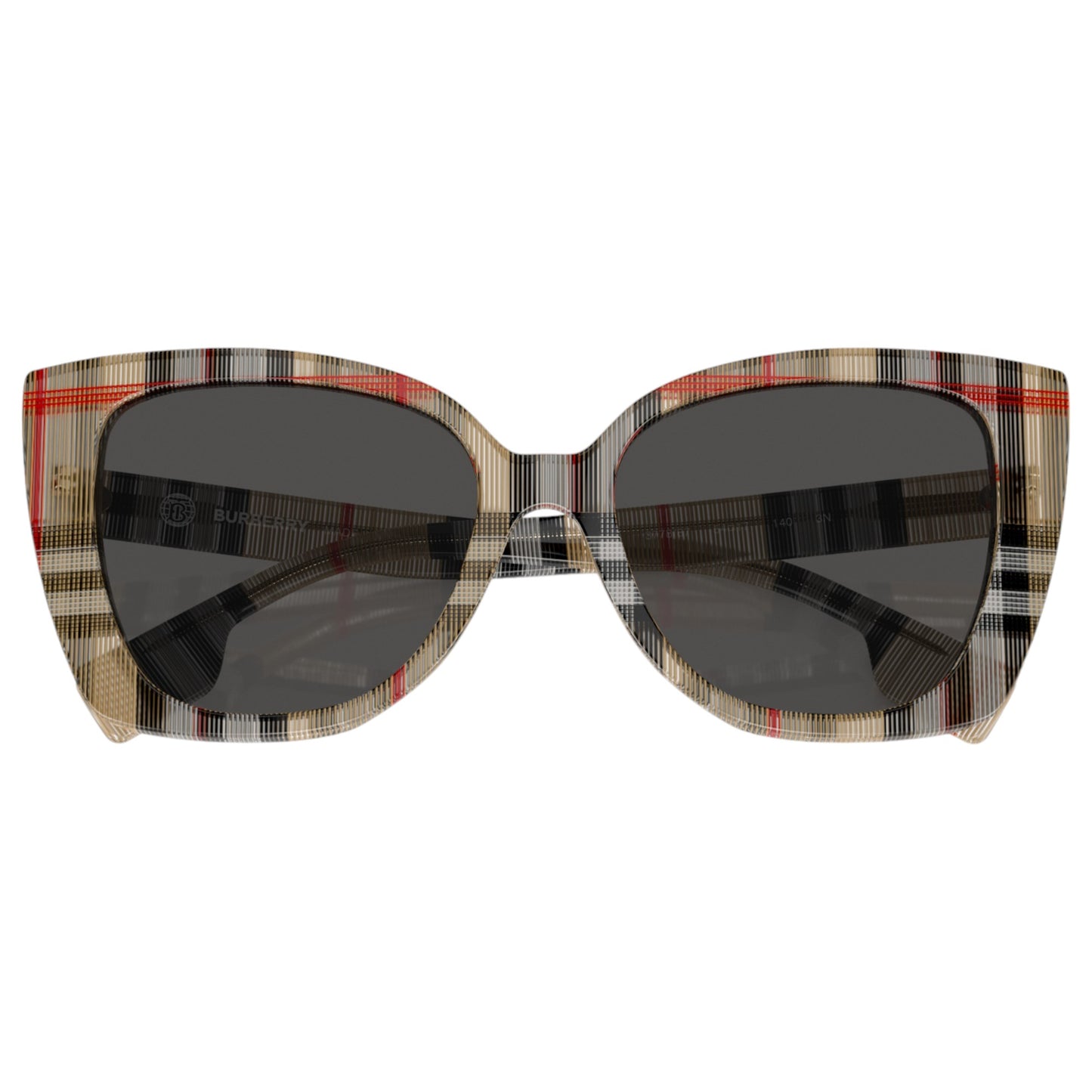 Womens Burberry Meryl BE4393 Sunglasses Vintage Check/Dark Grey