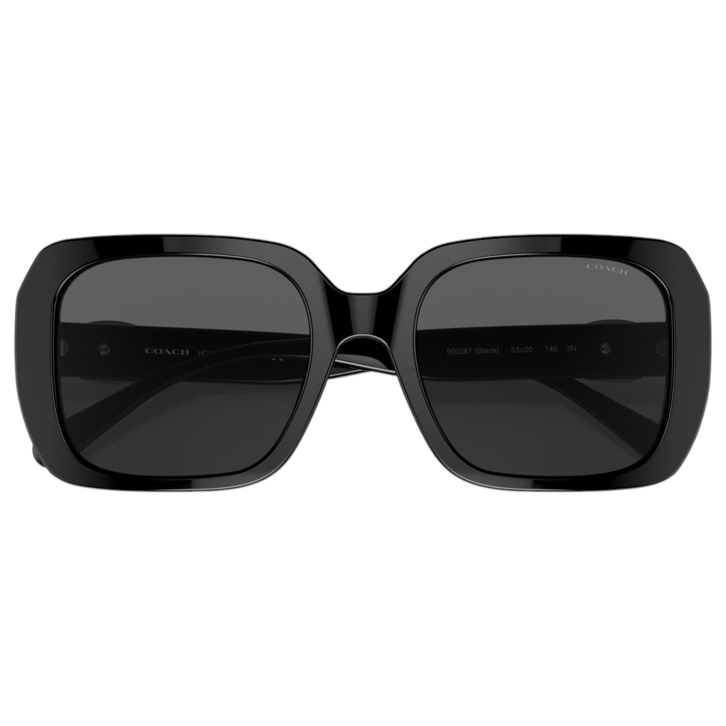 Womens Coach HC8329U Sunglasses Black/ Dark Grey