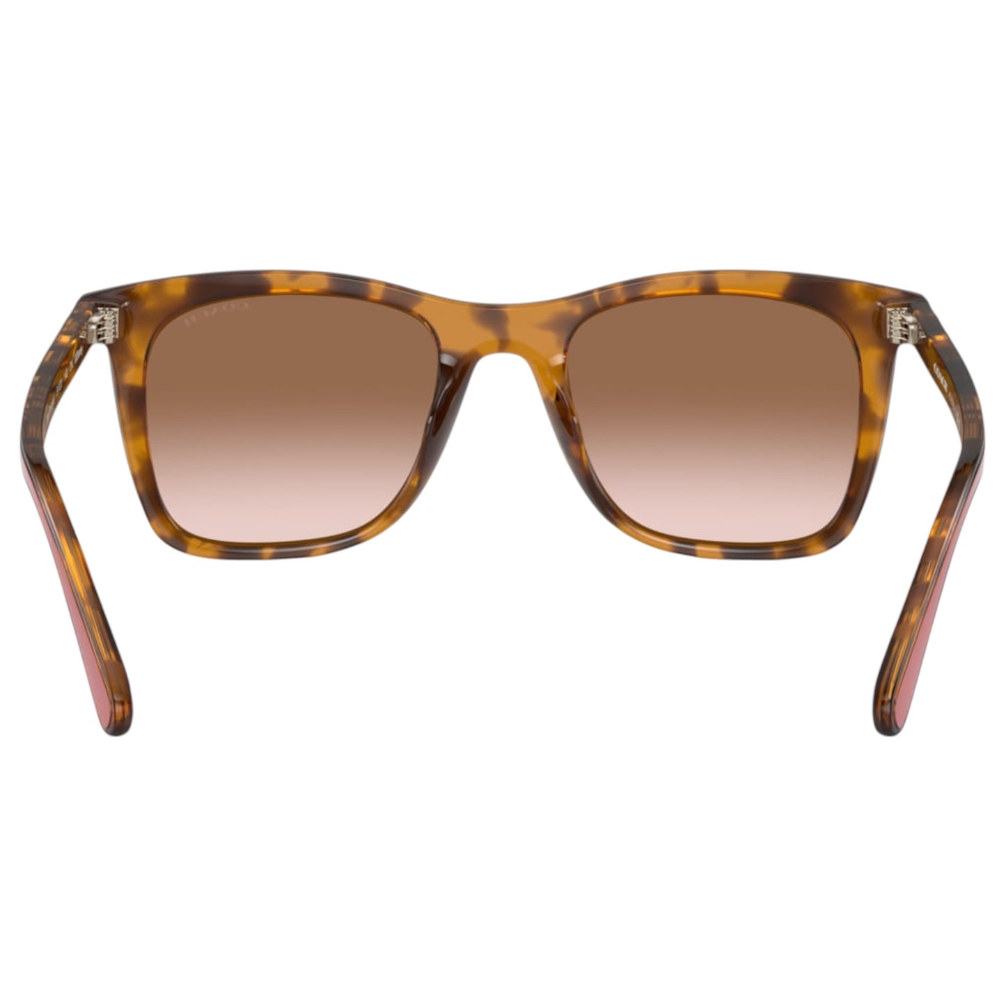 Womens Coach HC8374U Sunglasses Dark Tortoise/Brown Pink