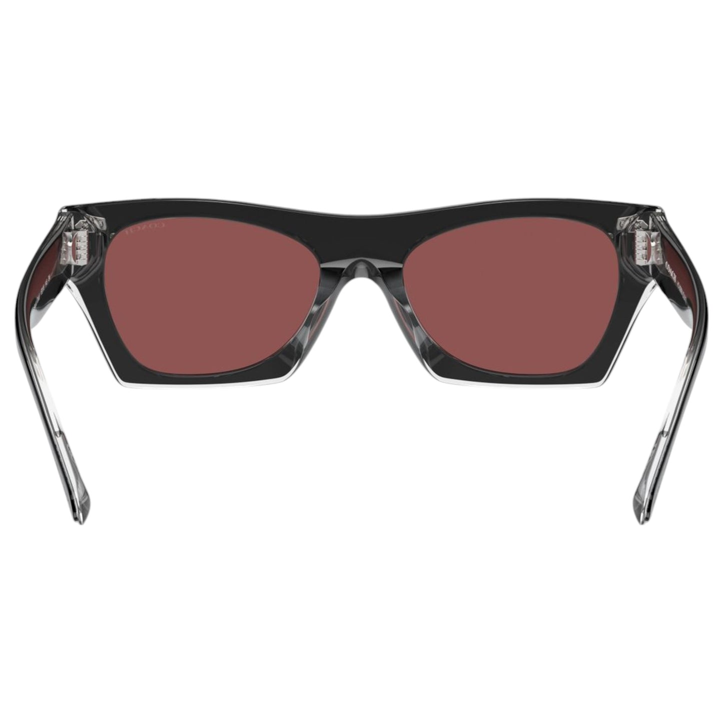 Womens Coach HC8389U Sunglasses Black Clear/Violet