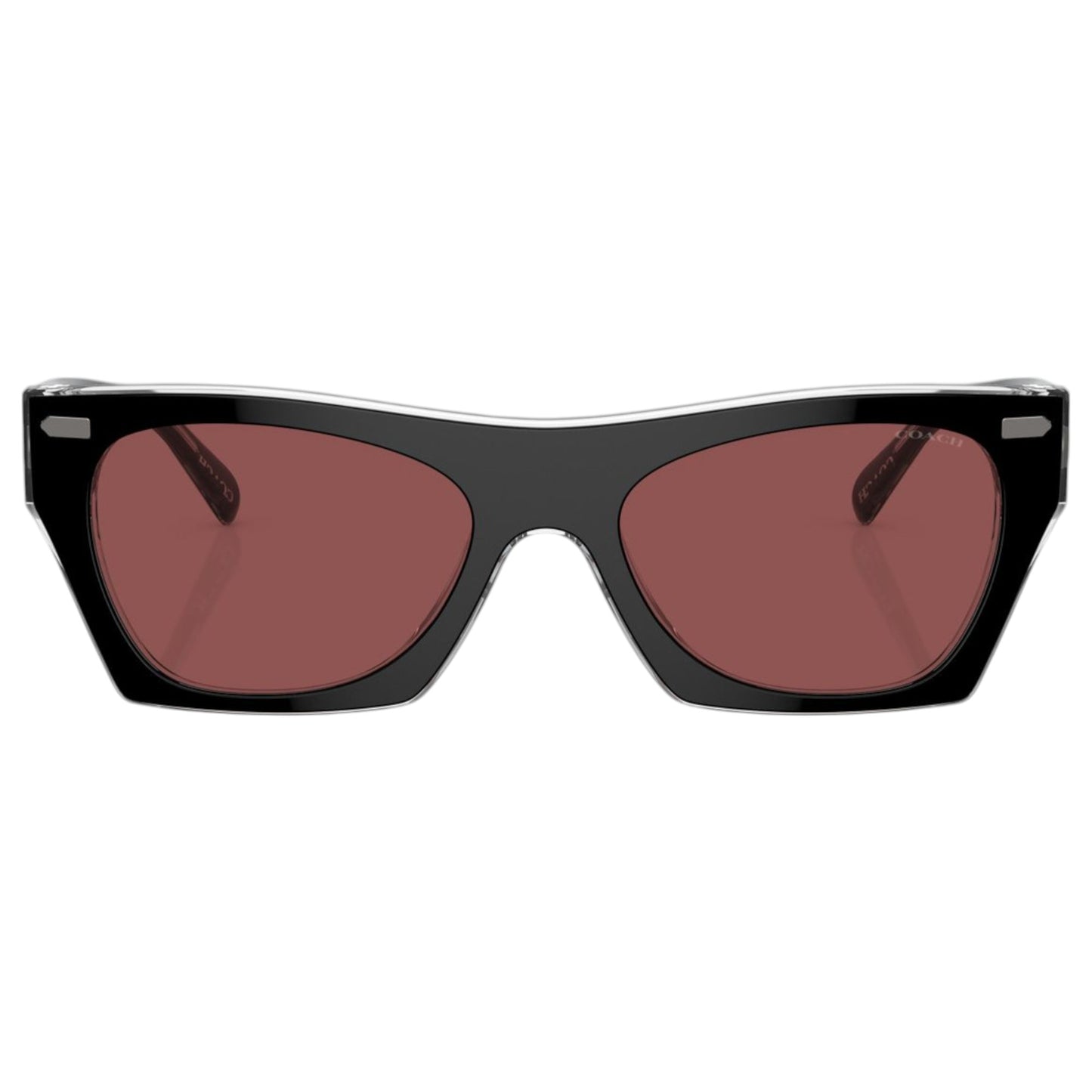 Womens Coach HC8389U Sunglasses Black Clear/Violet