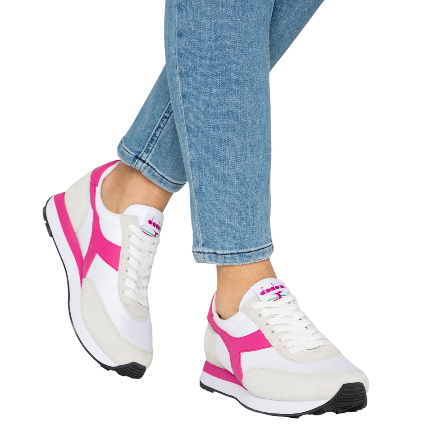 Womens Diadora Heritage Koala Shoes White / Azalea