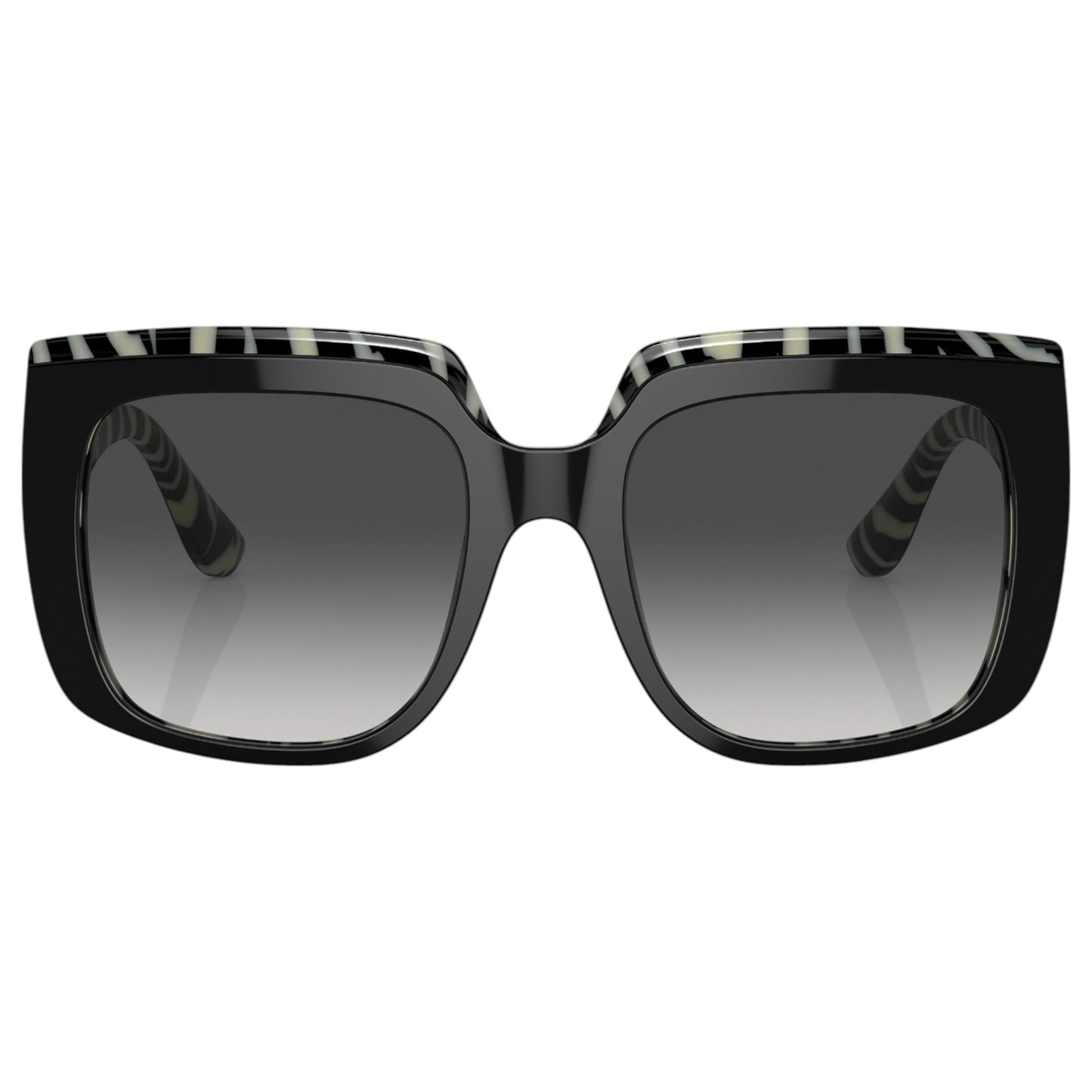 Womens Dolce & Gabbana DG4414 Sunglasses Top Black on Zebra