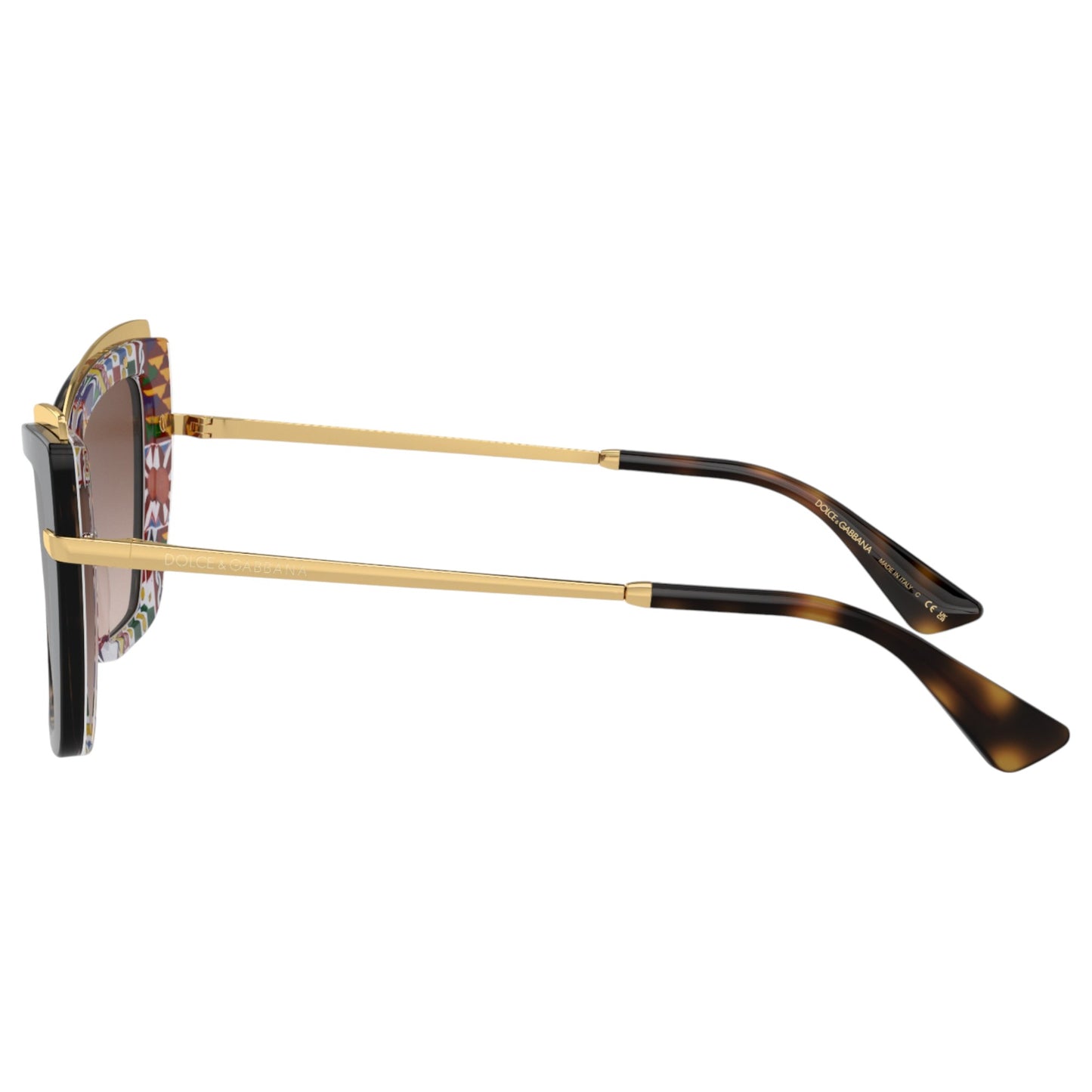 Womens Dolce & Gabbana DG4472 Sunglasses Havana On White Barrow