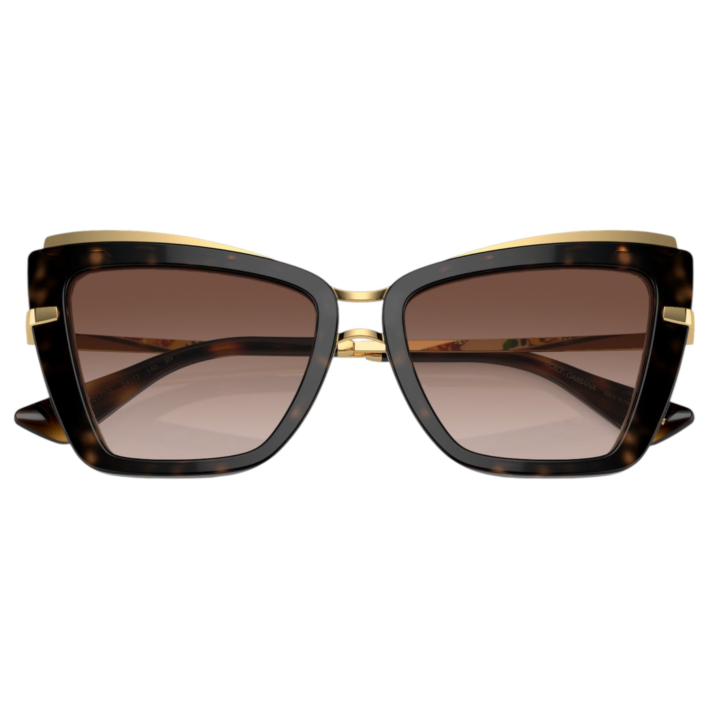 Womens Dolce & Gabbana DG4472 Sunglasses Havana On White Barrow