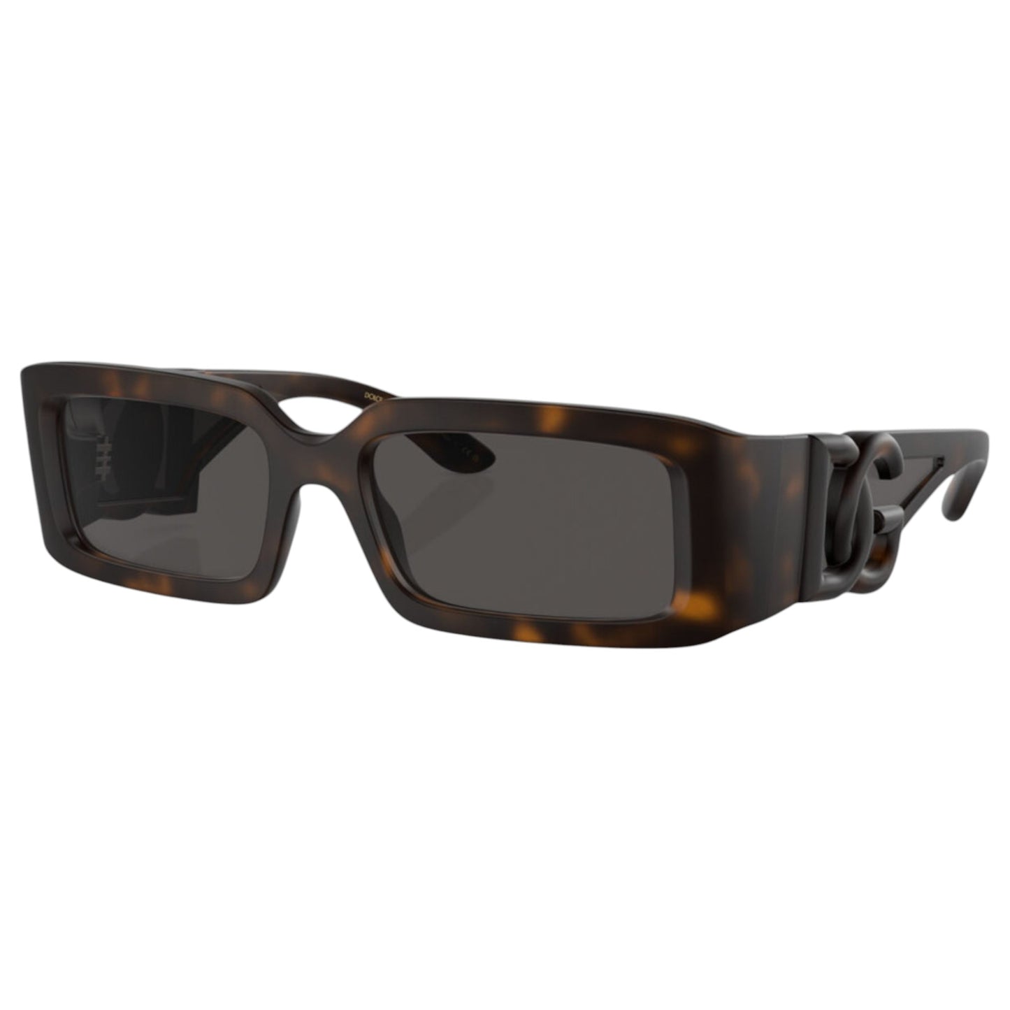 Womens Dolce & Gabbana DG6197 Sunglasses Havana/Dark Grey