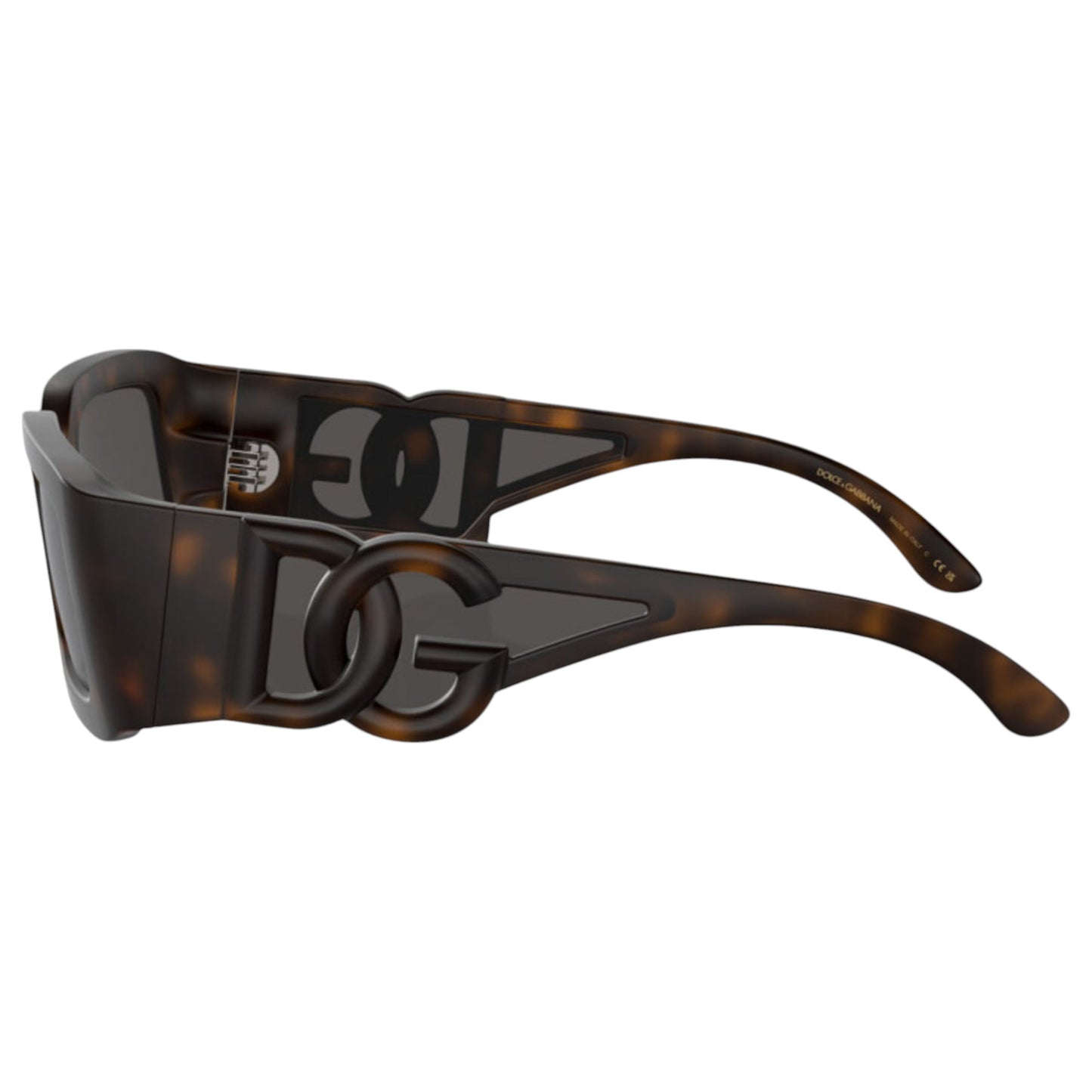 Womens Dolce & Gabbana DG6197 Sunglasses Havana/Dark Grey