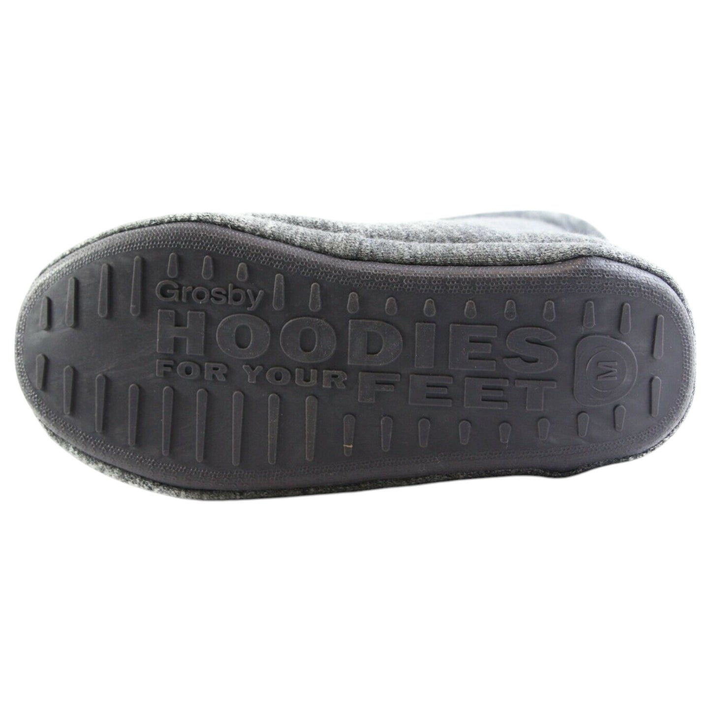 Womens Grosby Plush Fluffy Boot Slippers Grey