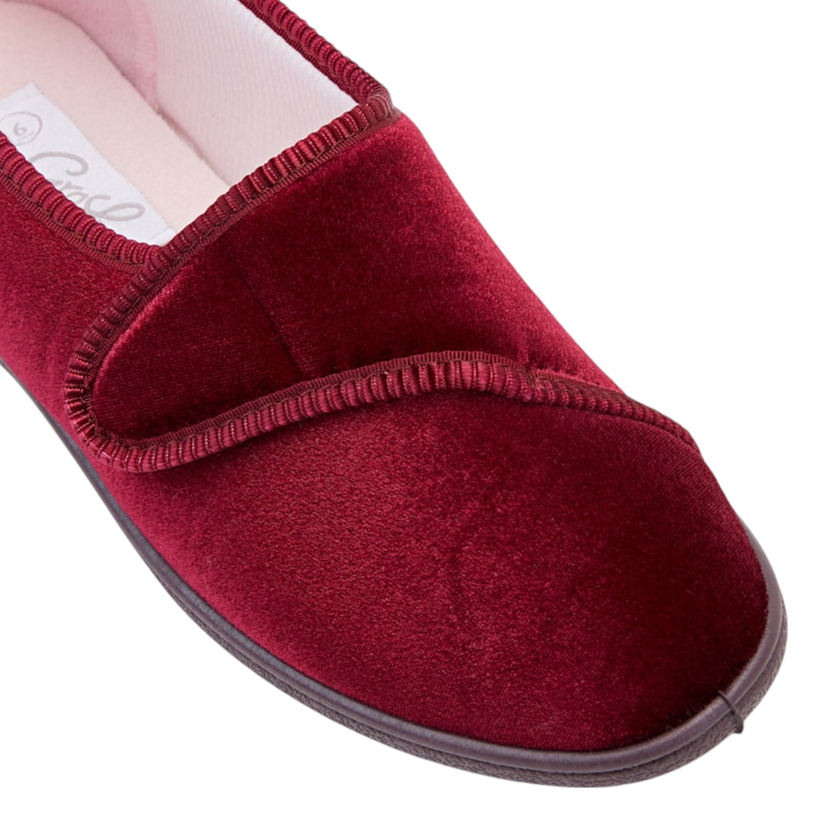 Womens Grosby Lilian Slippers Wine