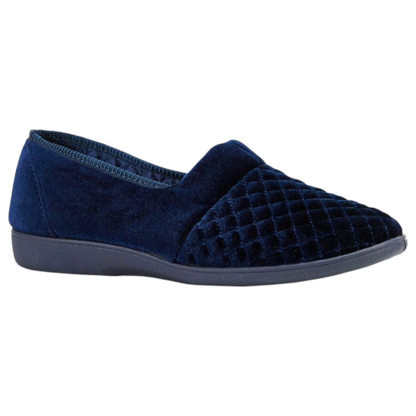 Womens Grosby Marcy Slippers Deep Navy