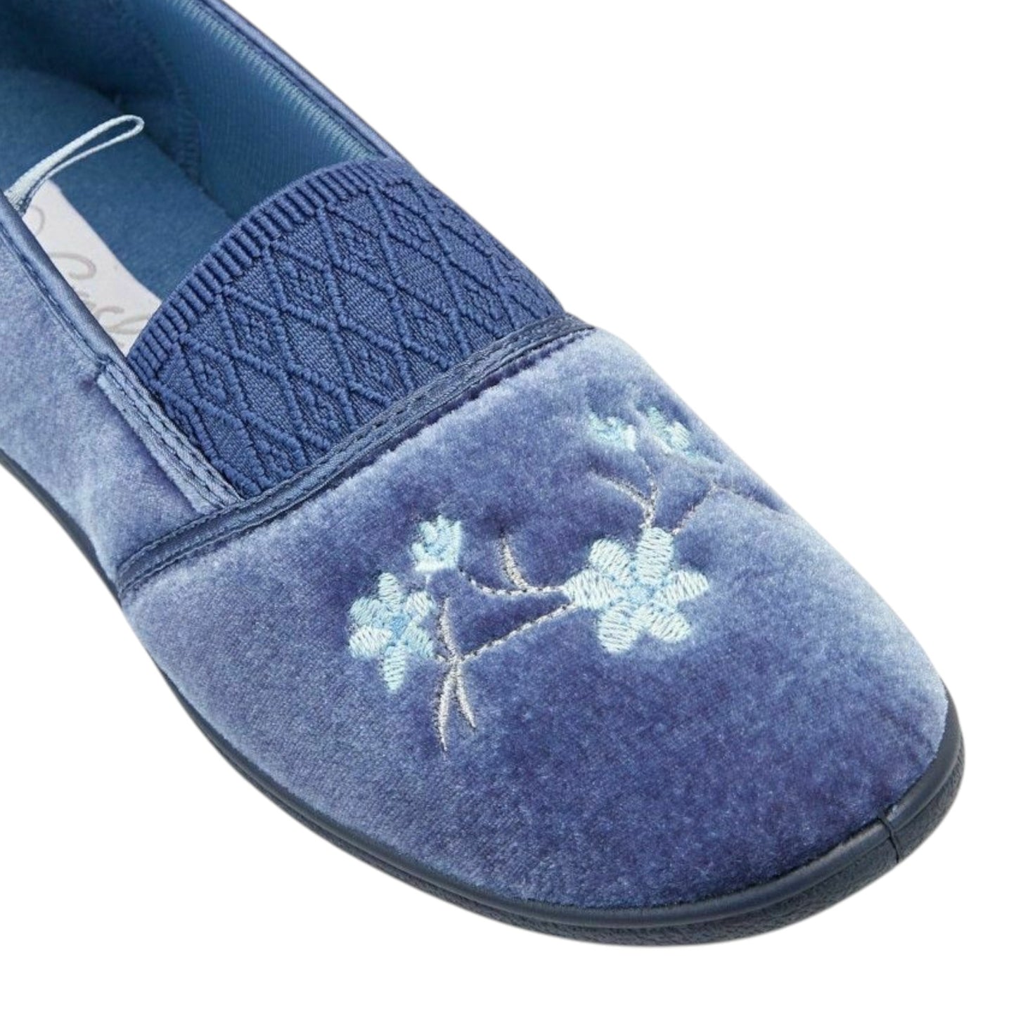 Womens Grosby Sasha Slippers Mid Blue