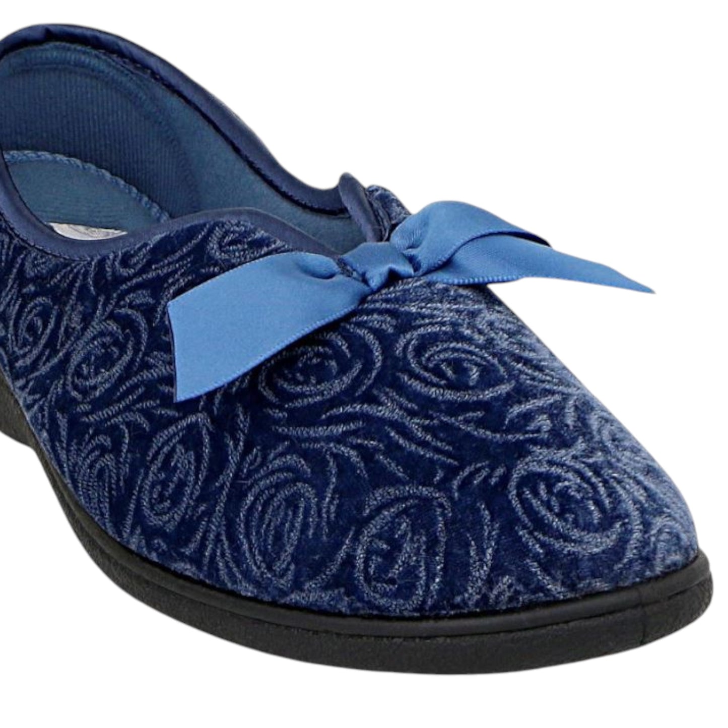 Womens Grosby Viola Slippers Blue