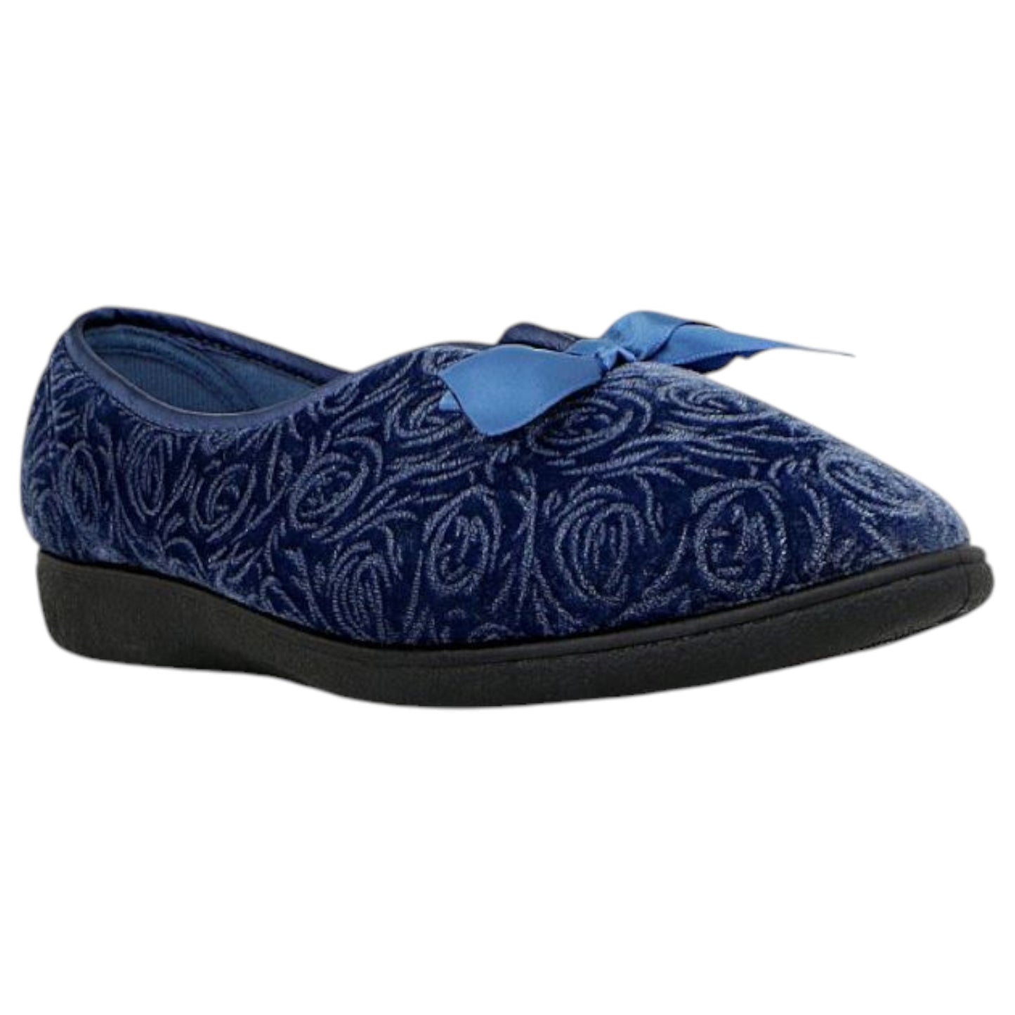 Womens Grosby Viola Slippers Blue