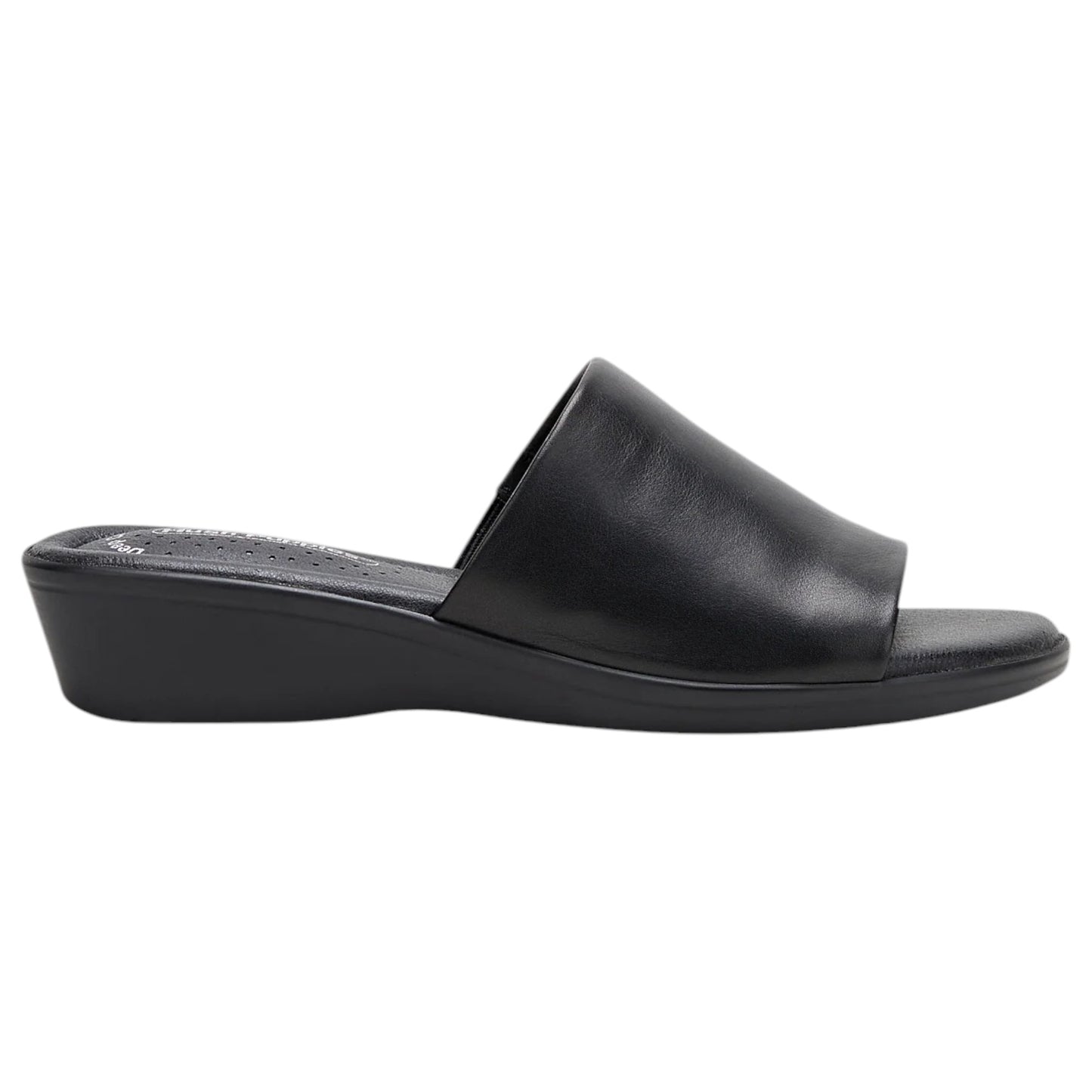 Womens Hush Puppies Coco Slides Black/Black