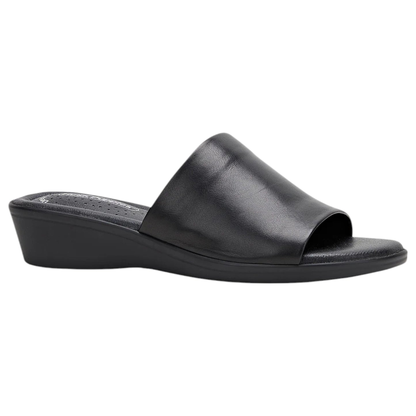 Womens Hush Puppies Coco Slides Black/Black