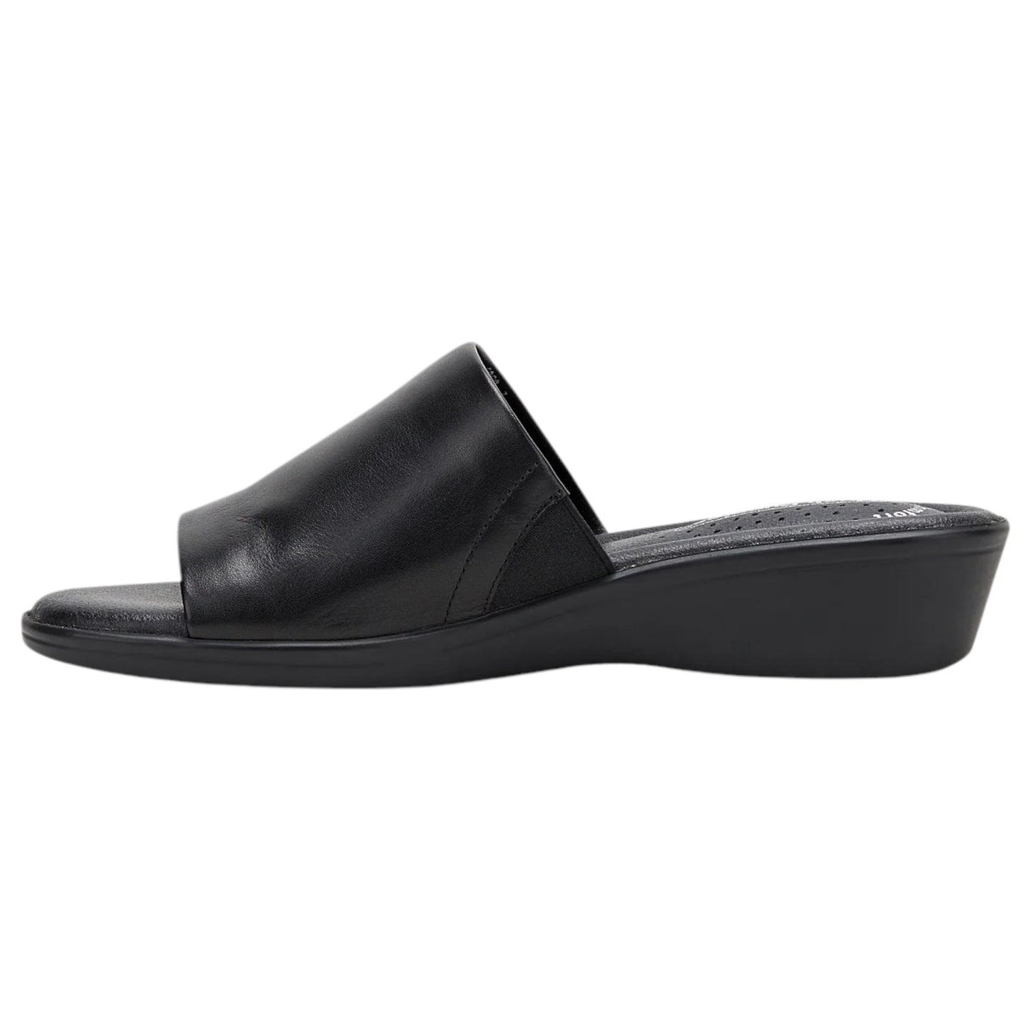 Womens Hush Puppies Coco Slides Black/Black