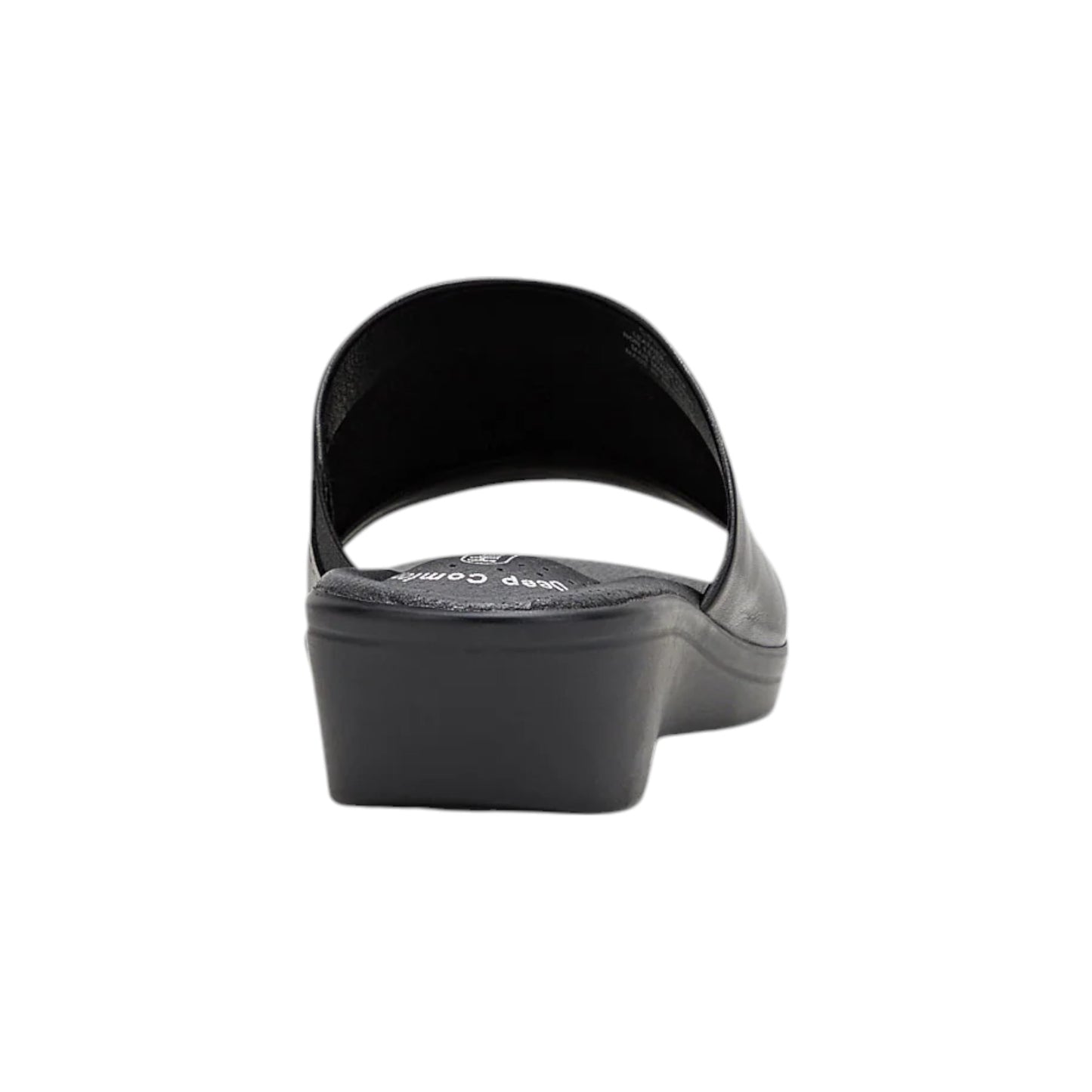 Womens Hush Puppies Coco Slides Black/Black