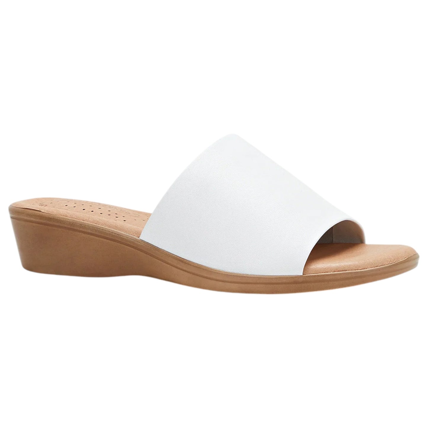 Womens Hush Puppies Coco Slides White