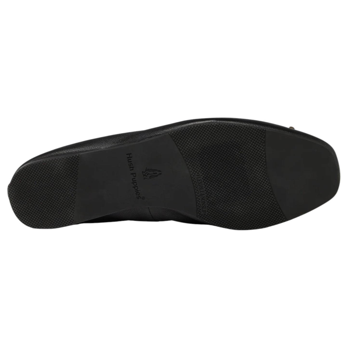 Womens Hush Puppies Kettle Flat Flats Black