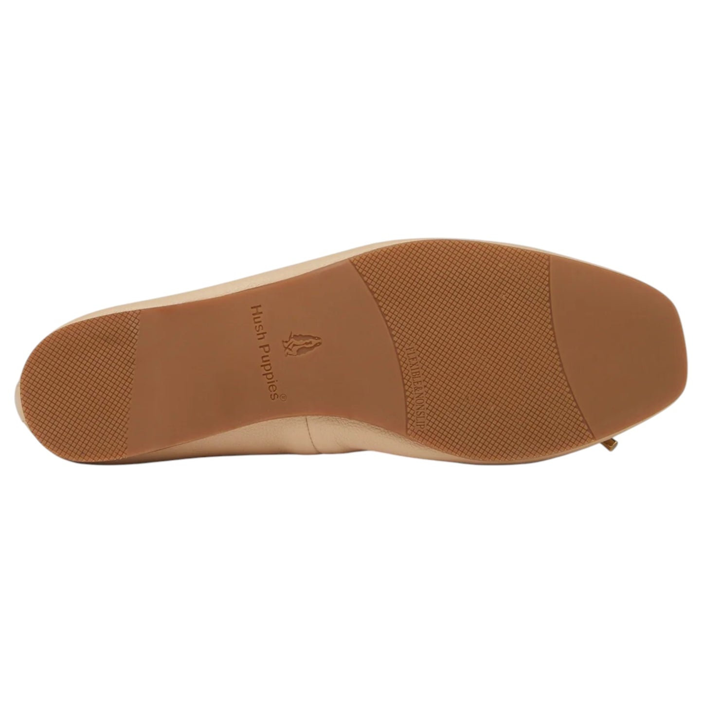 Womens Hush Puppies Kettle Flat Flats Latte