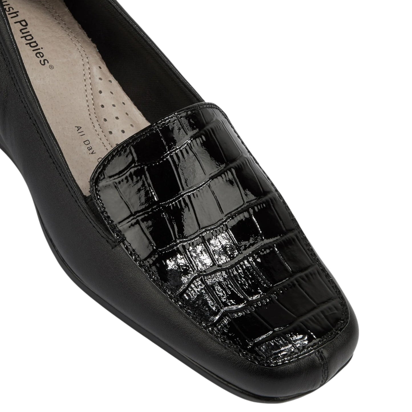 Womens Hush Puppies Meadow Shoes Black