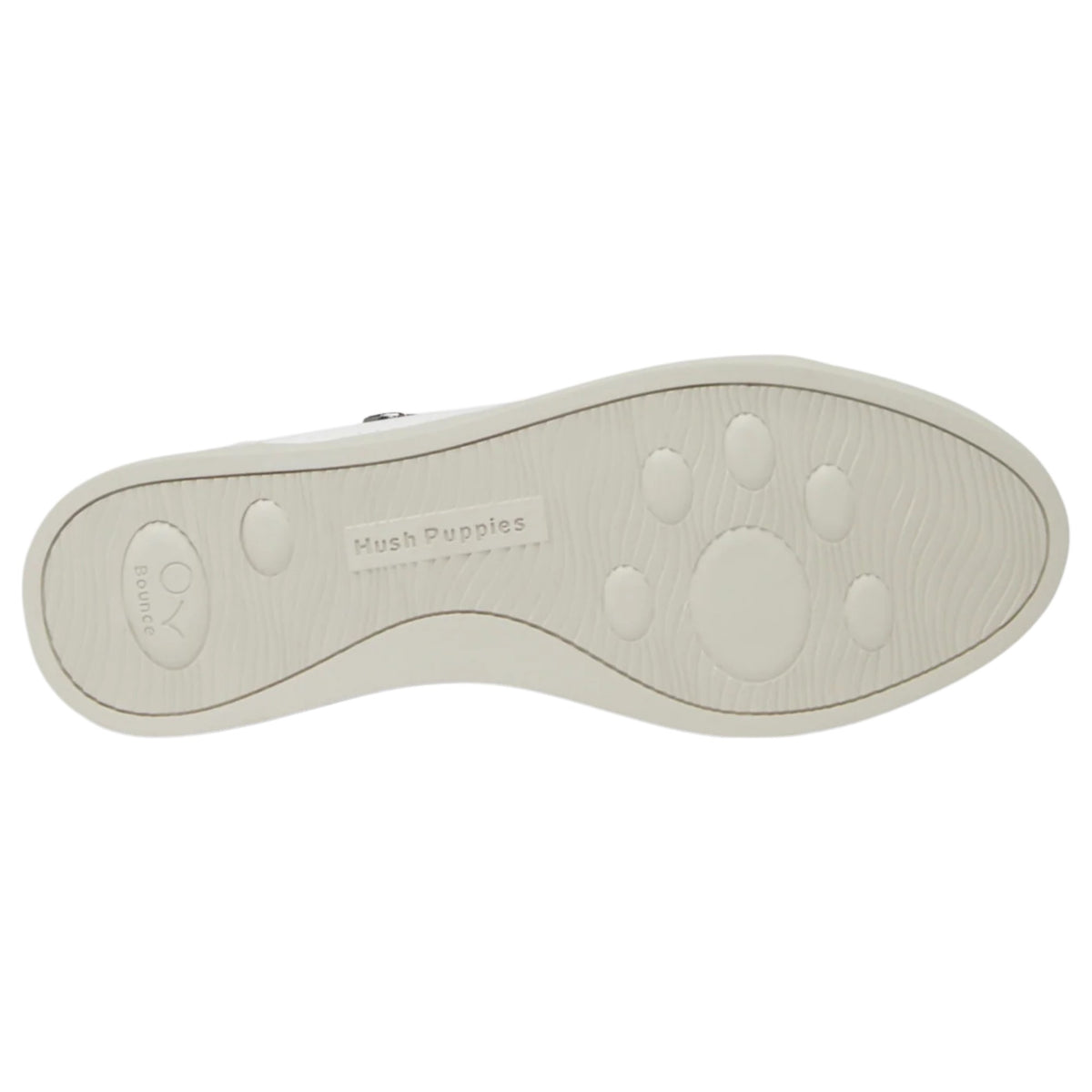 Womens Hush Puppies Mimosa Perf Shoes White/Copper