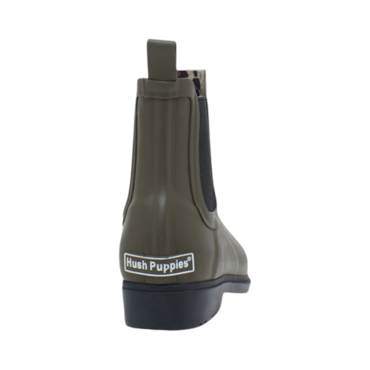 Womens Hush Puppies Muddy Boots Dark Olive
