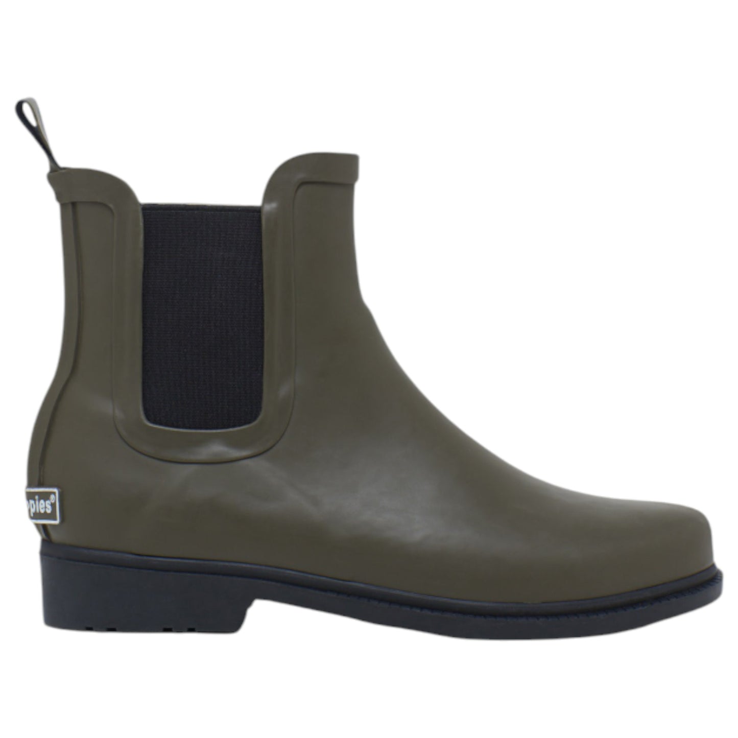 Womens Hush Puppies Muddy Boots Dark Olive