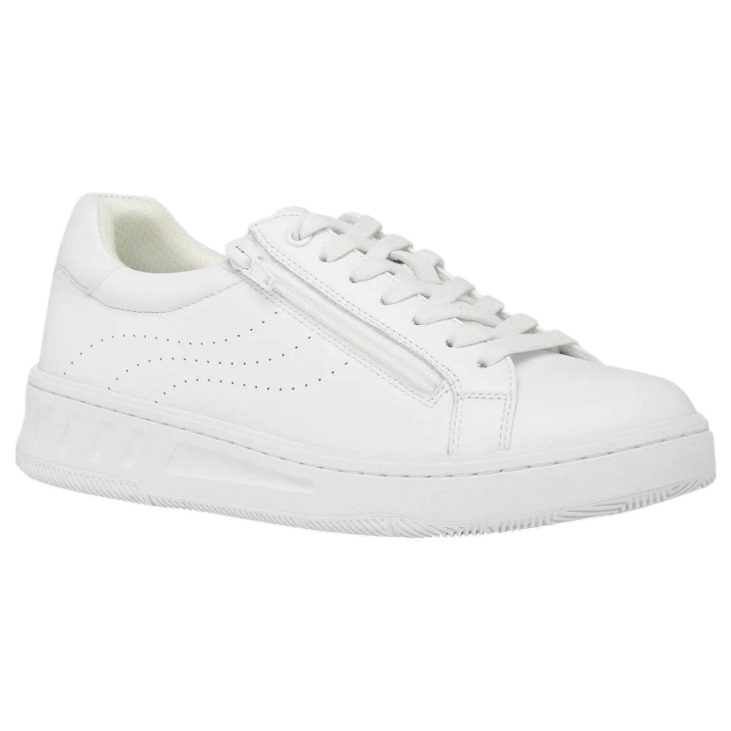 Womens Hush Puppies Spin Shoes White/White