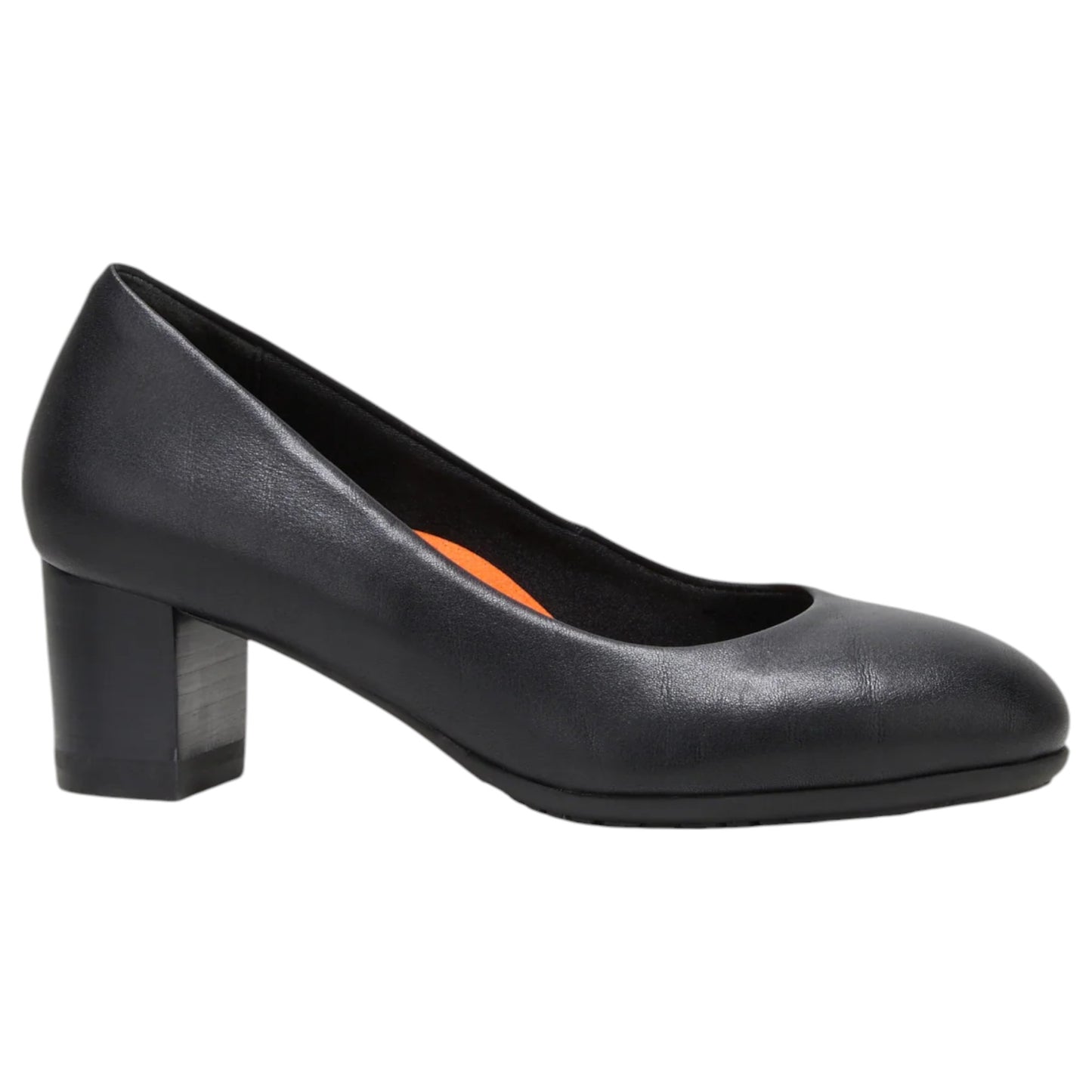 Womens Hush Puppies The Block Heel Heels Black