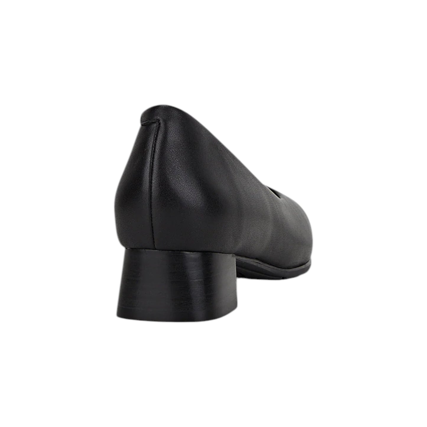 Womens Hush Puppies The Low Square Heels Black