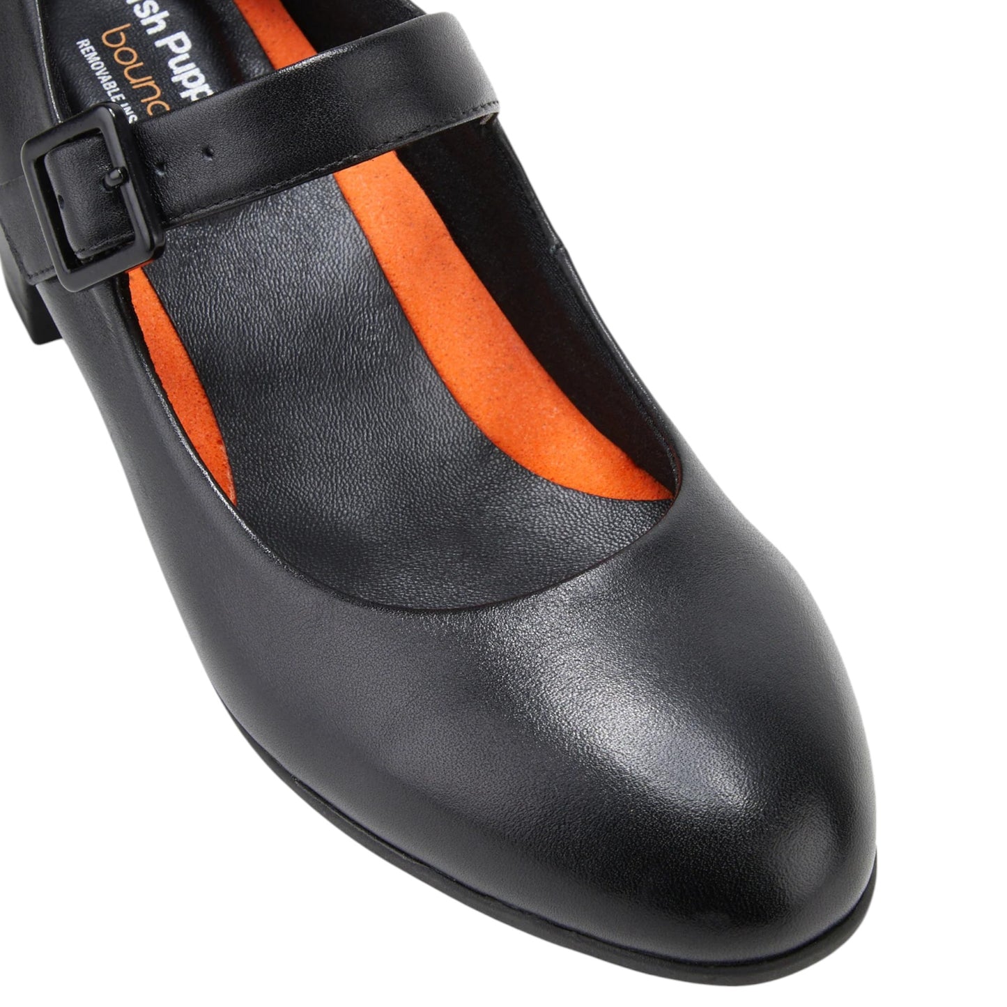 Womens Hush Puppies The Mary Jane Heels Black