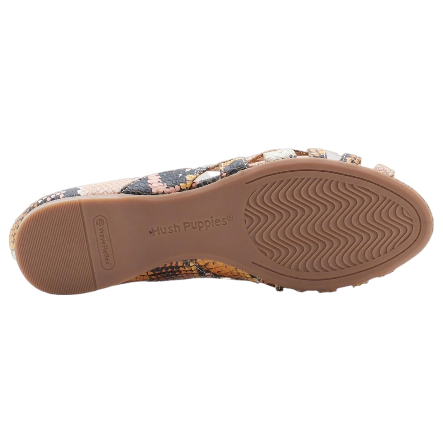 Womens Hush Puppies Wim Flats Tuscan Multi Snake