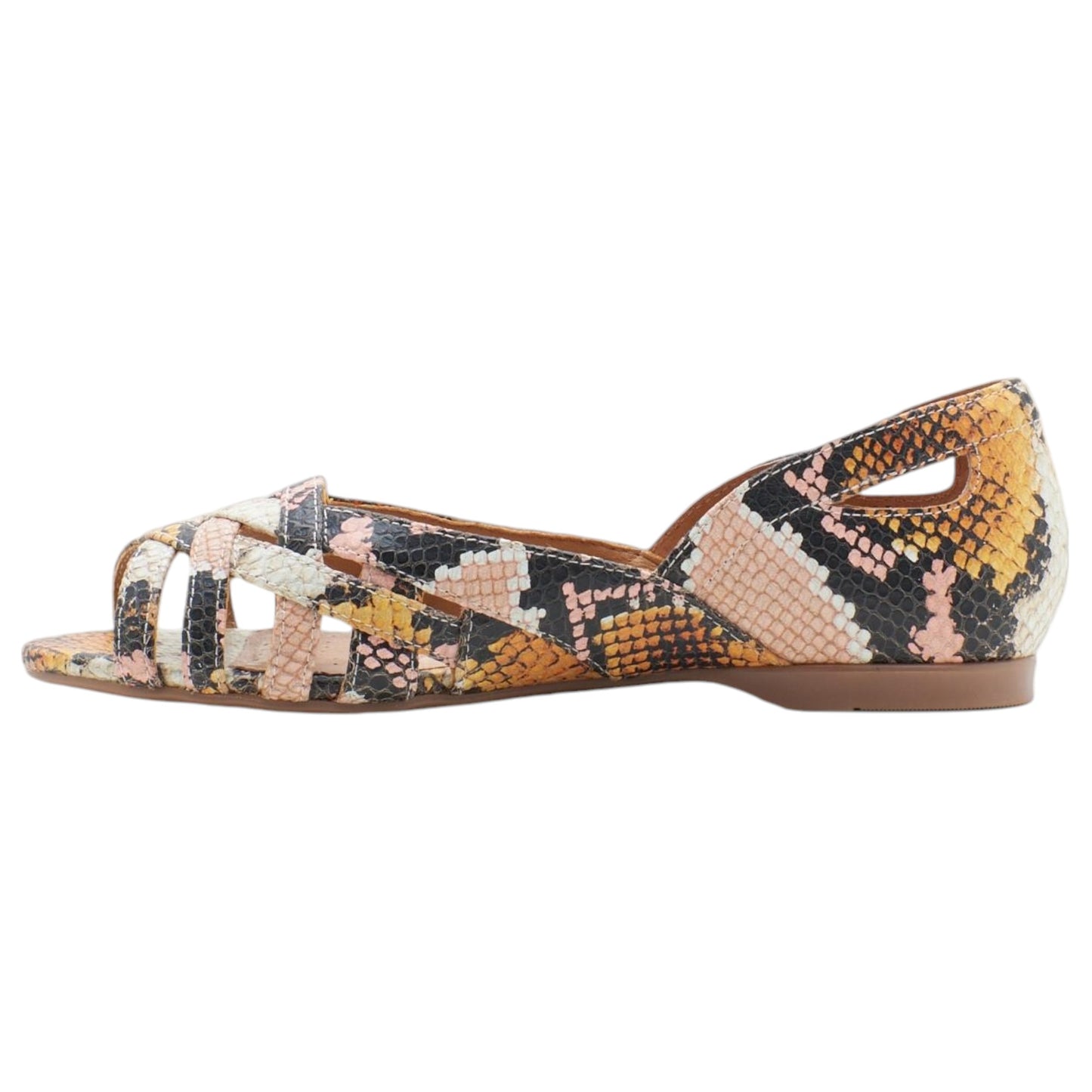 Womens Hush Puppies Wim Flats Tuscan Multi Snake