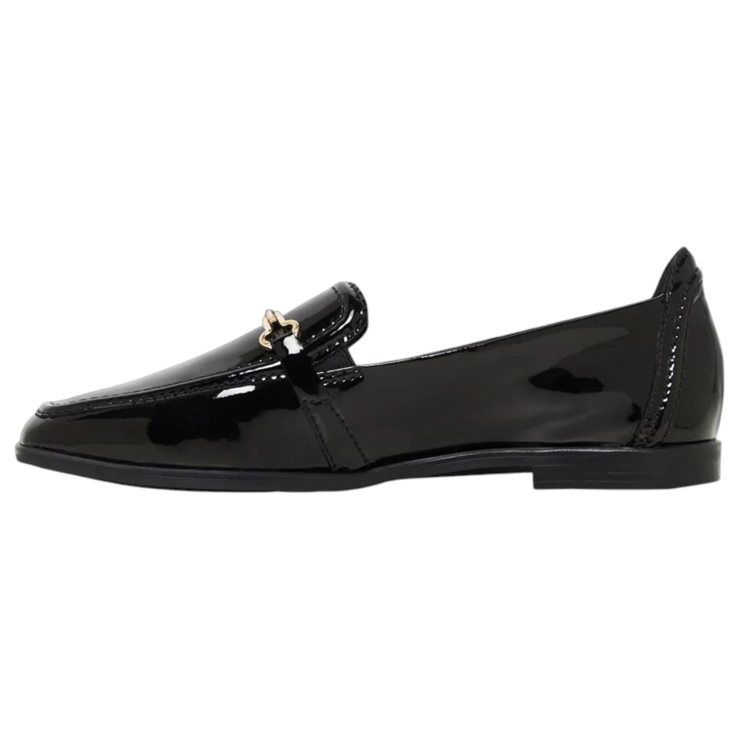 Womens Hush Puppies Zippo Shoes Black Patent