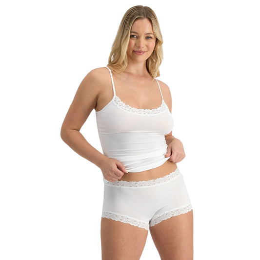 Womens Jockey Parisienne Classic Full Briefs Underwear White