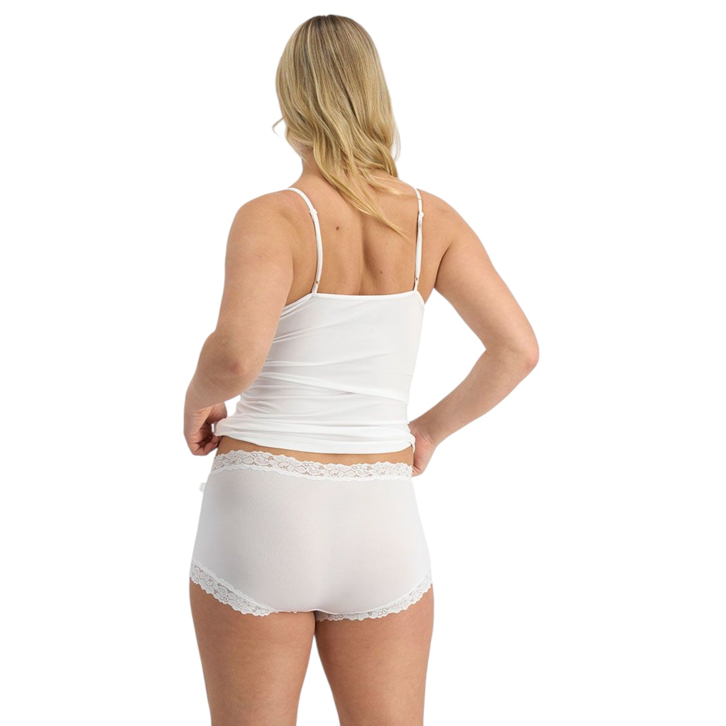 Womens Jockey Parisienne Classic Full Briefs Underwear White