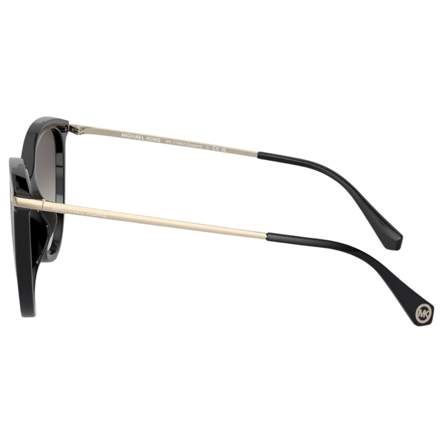 Womens Michael Kors Dupont MK2184U Sunglasses Black/Dark Grey Gradient