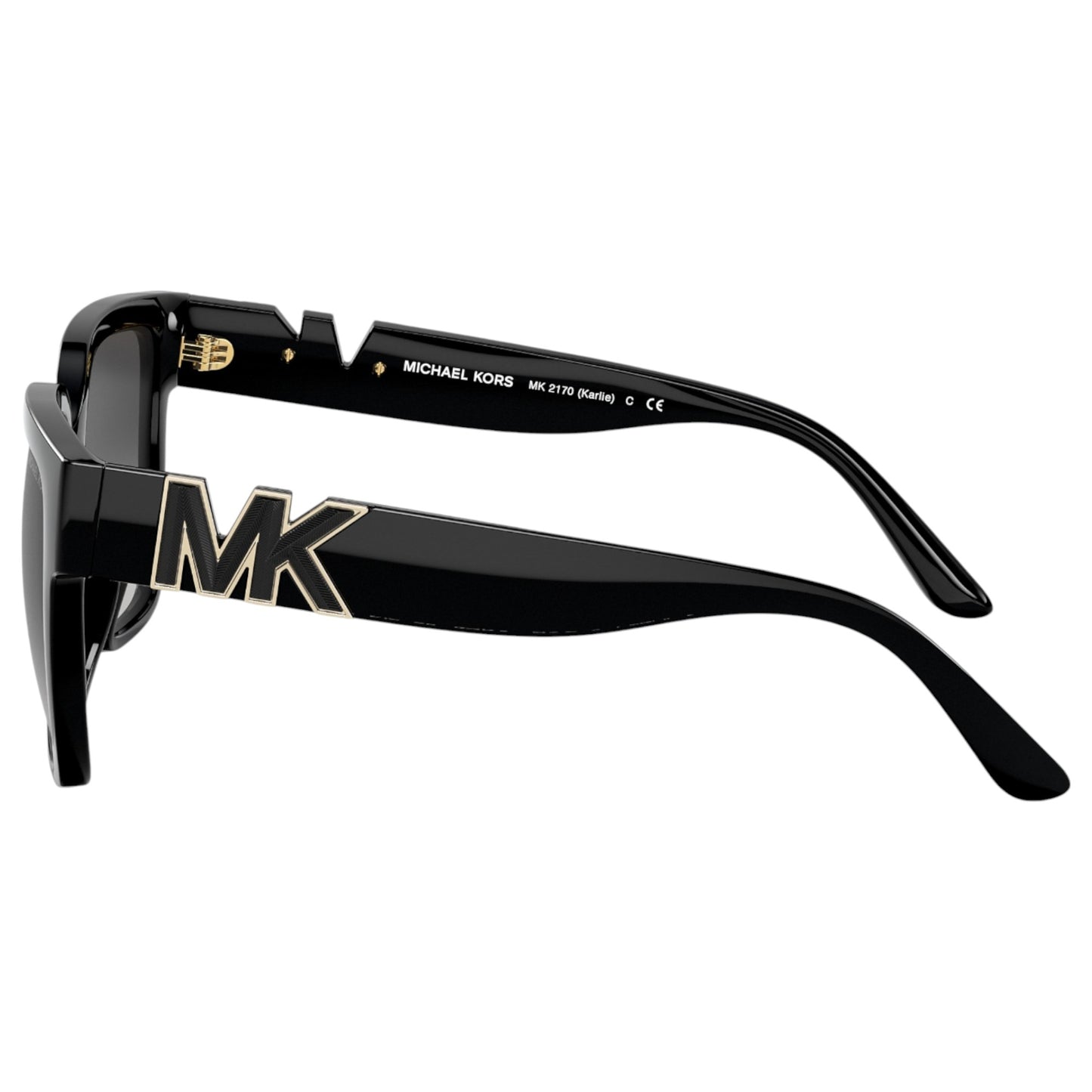 Womens Michael Kors Karlie MK2170U Sunglasses Black/ Dark Grey